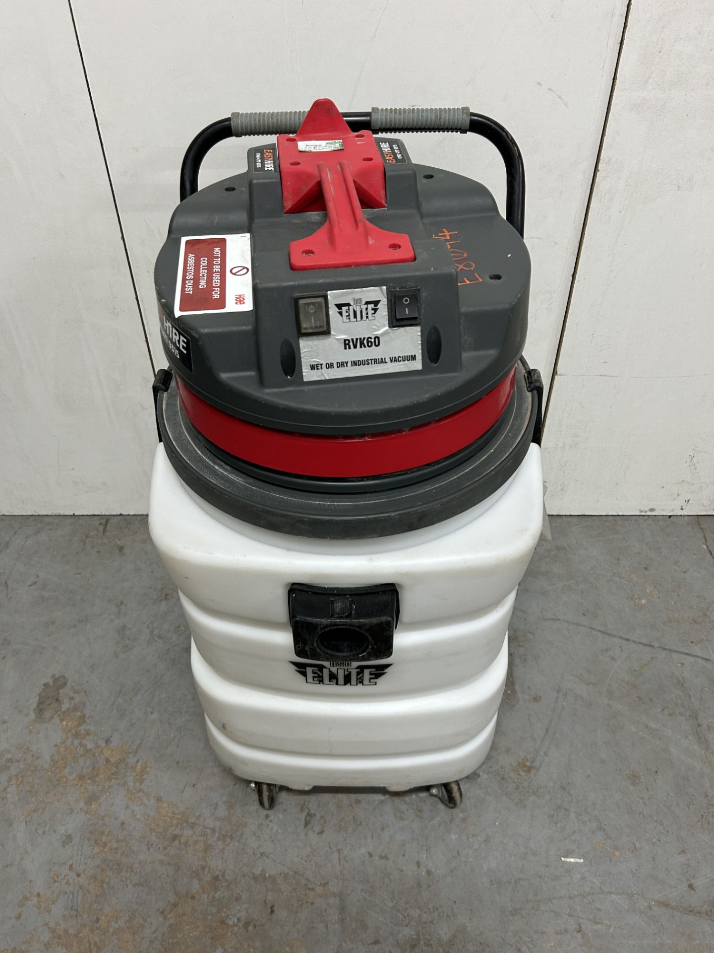 Elite RVK60 90L Industrial Wet & Dry Vacuum Cleaner - Image 2 of 6