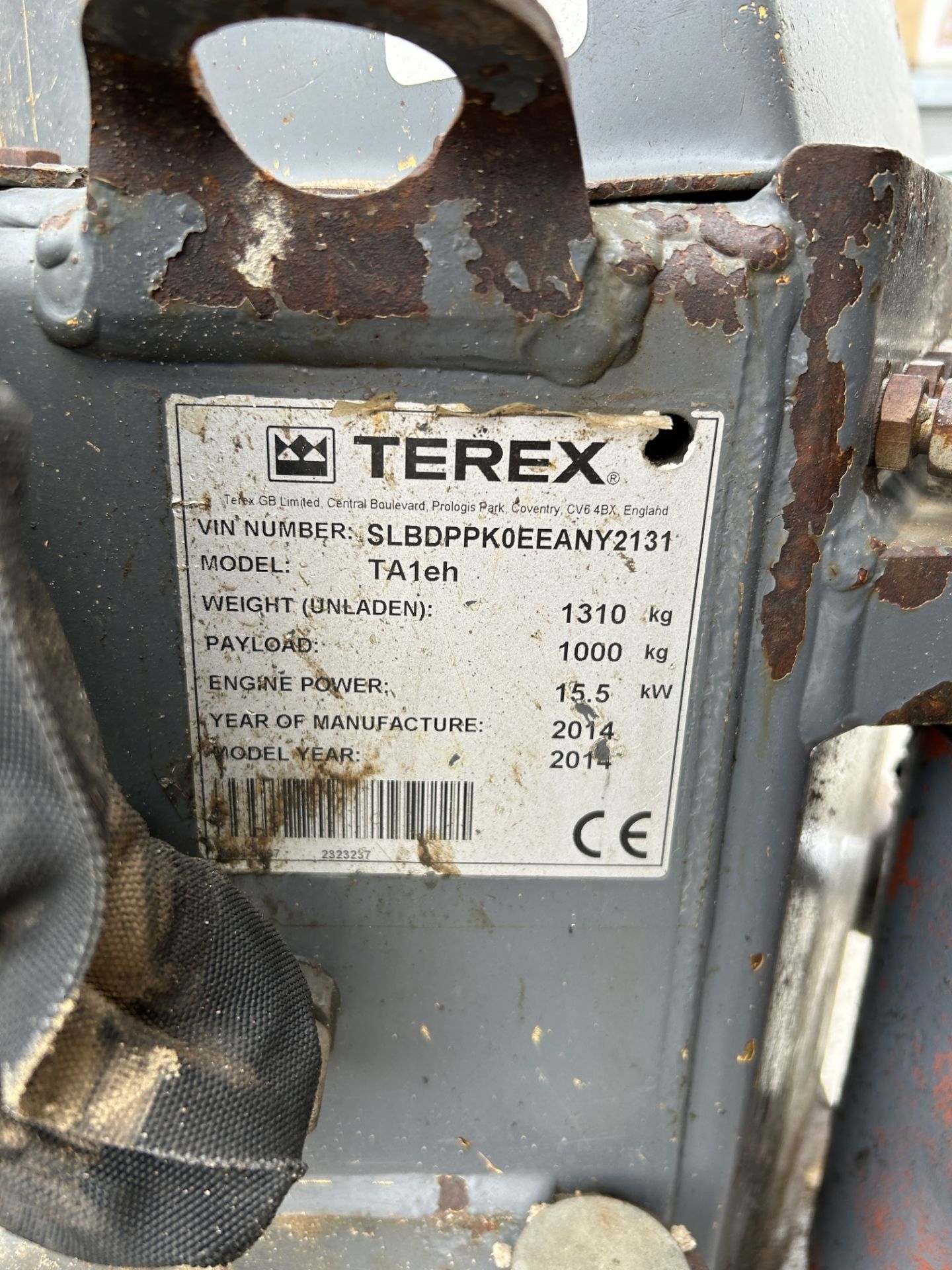 Terex TA1EH Mini Dumper | YOM: 2014 - Bild 8 aus 10