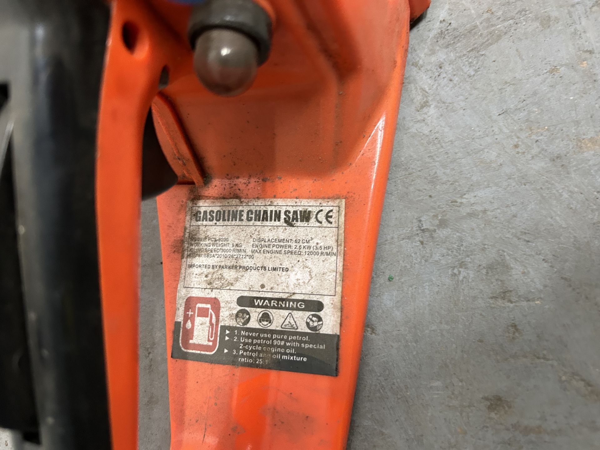 Parker PCS-6200 Petrol Chainsaw - Image 4 of 4