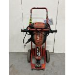 Hilti TE3000-AVR Heavy-Duty Concrete Breaker/Jackhammer w/ Trolley & 2 x Attachments