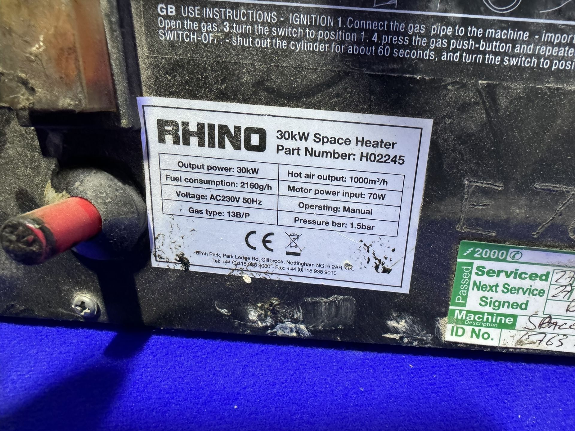 Rhino H02245 Space Heater - Image 7 of 7