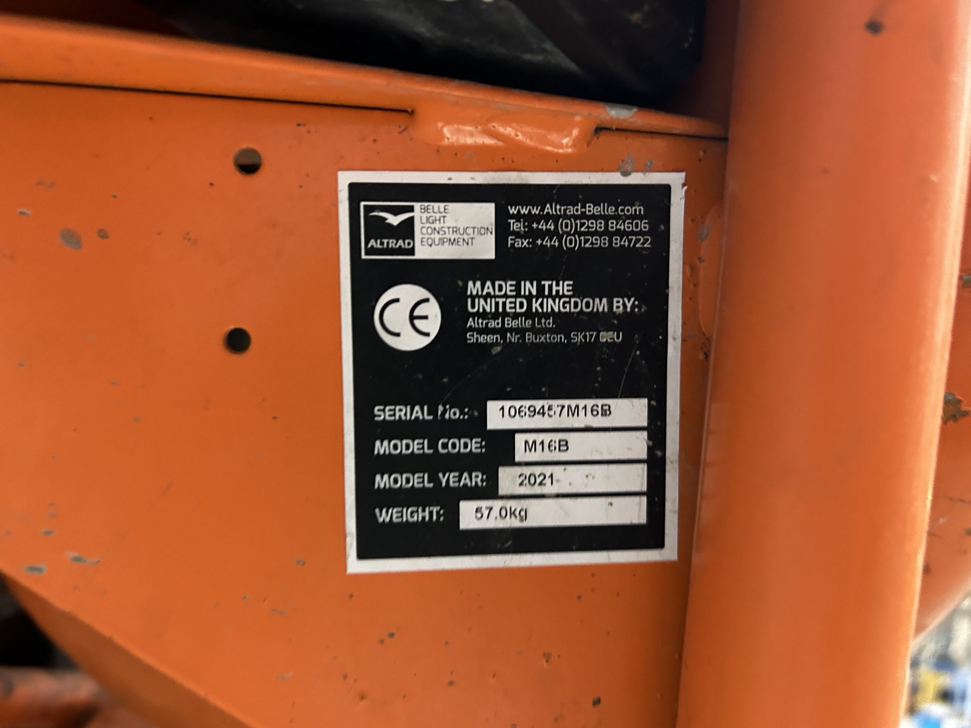 Altrad Belle MiniMix 150 Cement Mixer | 240v | YOM: 2021 - Bild 5 aus 6