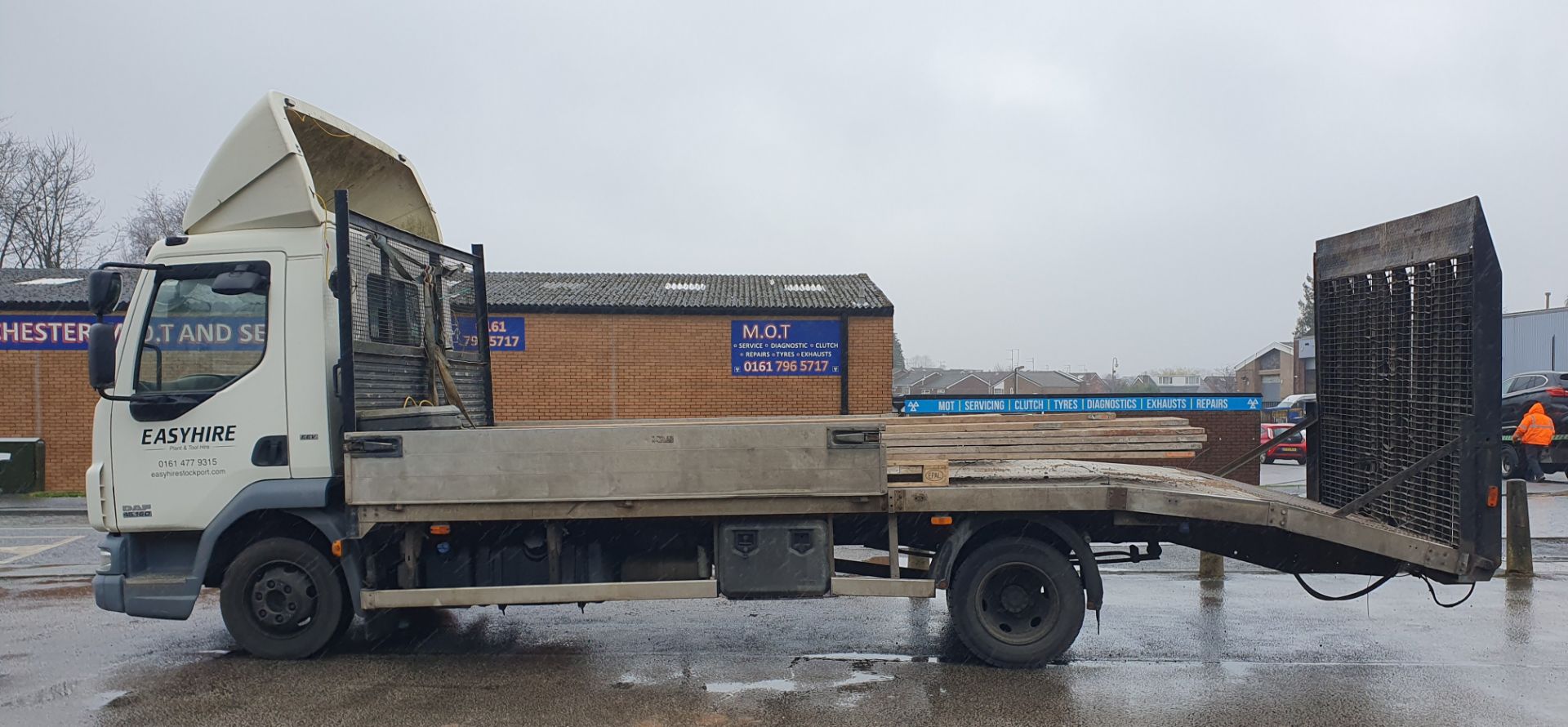 DAF LF 45.160 Flatbed Lorry w/ Loading Ramp & Electric Winch | DIG 4987 | 494,328km - Image 5 of 22