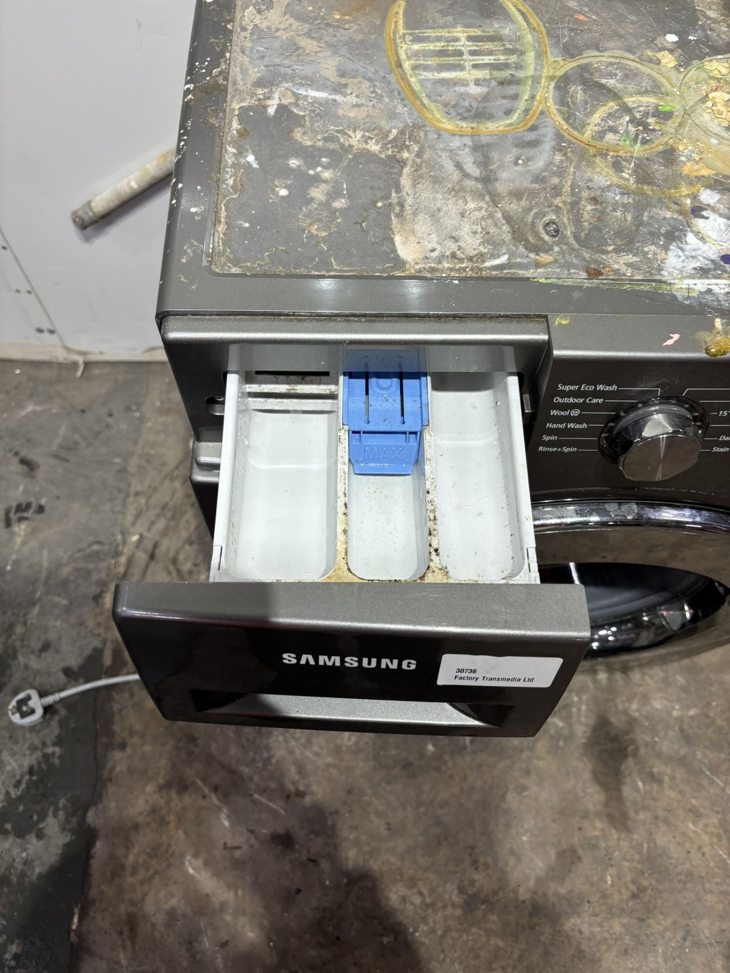 Samsung Ecobubble WF70F5E2W4X Freestanding 7kg 1400 RPM washing machine - Image 6 of 9