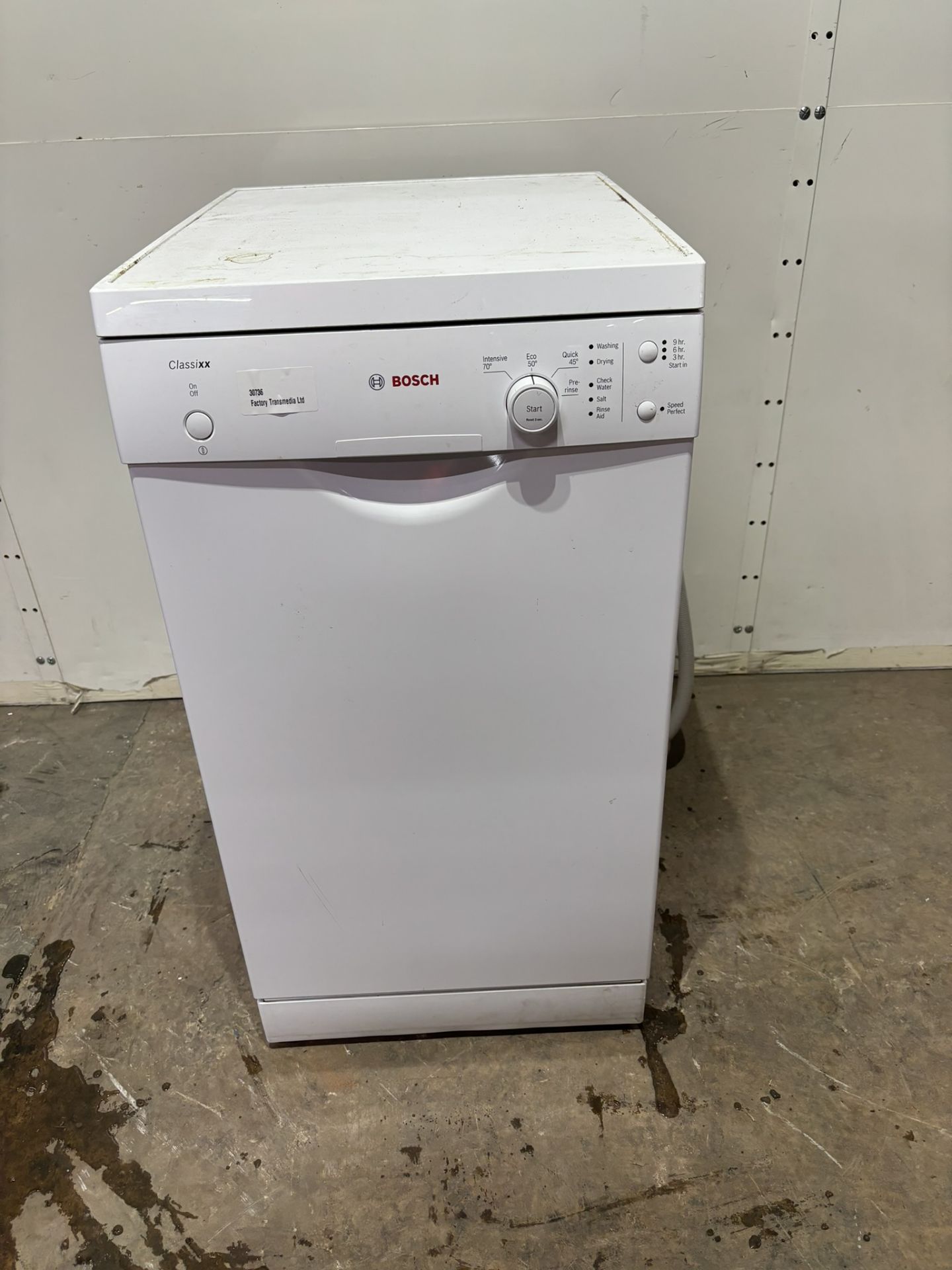 Bosch SPS40C12GB Classixx 9 Place Slimline Freestanding Dishwasher White