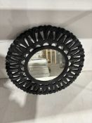 EX-DISPLAY BLACK CIRCLE MIRROR