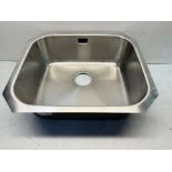 EX-DISPLAY UNBRANDED STAINLESS STEEL SINGLE BOWL SINK