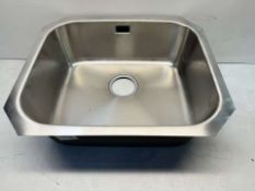 EX-DISPLAY UNBRANDED STAINLESS STEEL SINGLE BOWL SINK