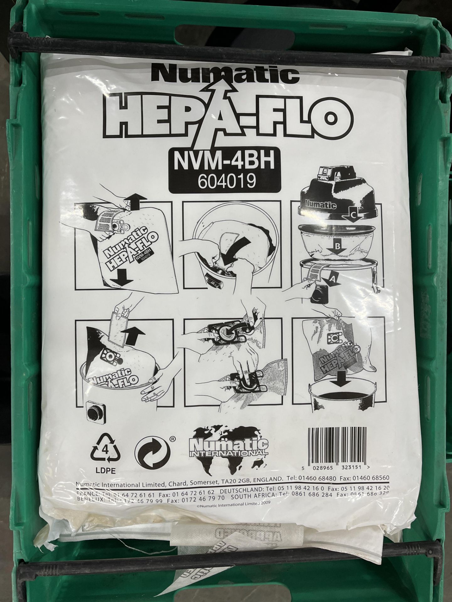 28x Numatic Hepa-Flo Bags