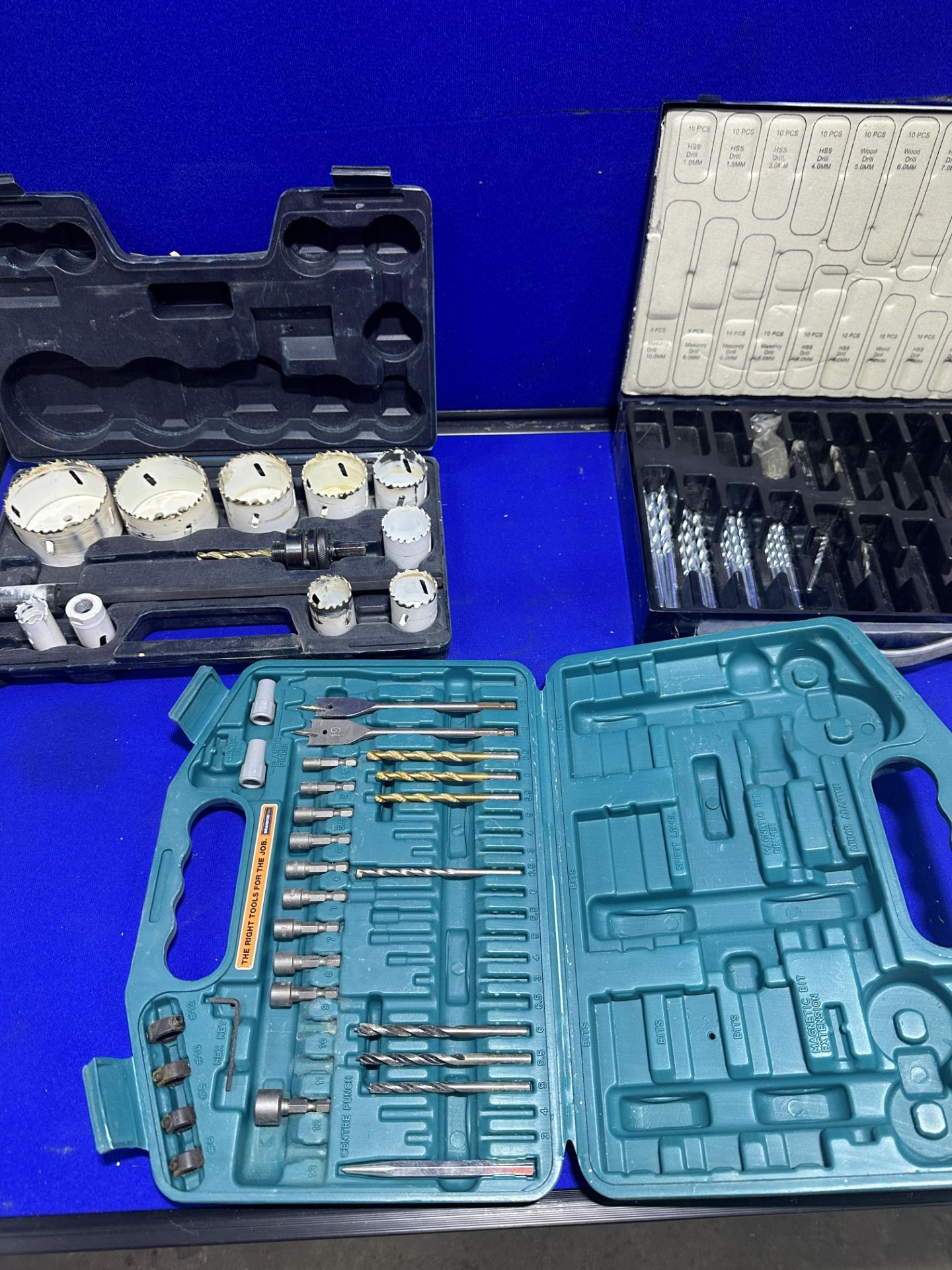 3 x Various tool cases with contents