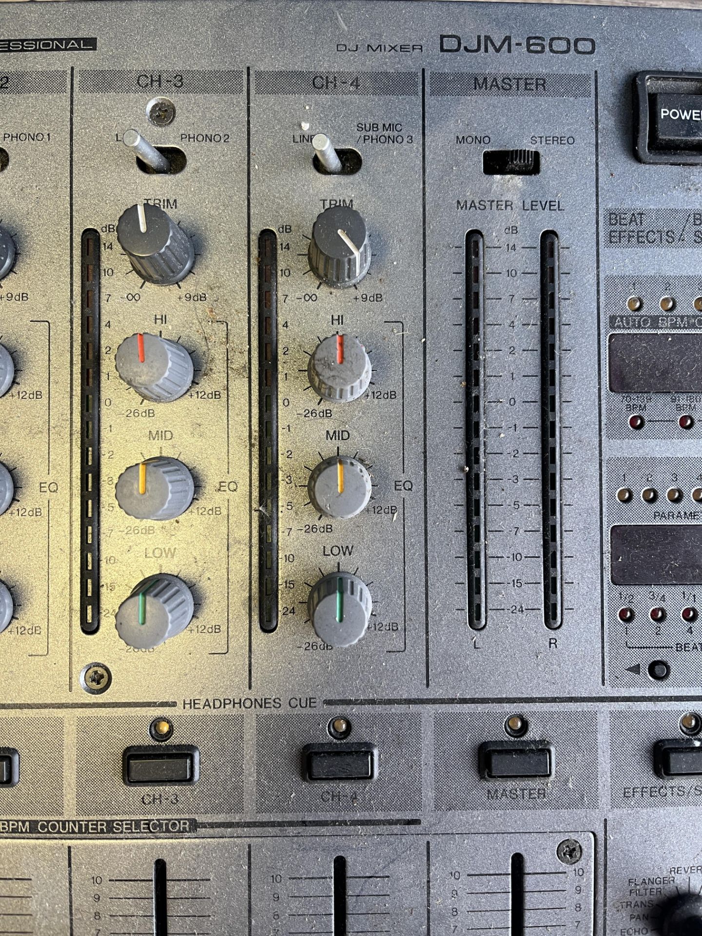 Pioneer DJM-600 Mixer - Silver - Bild 5 aus 10