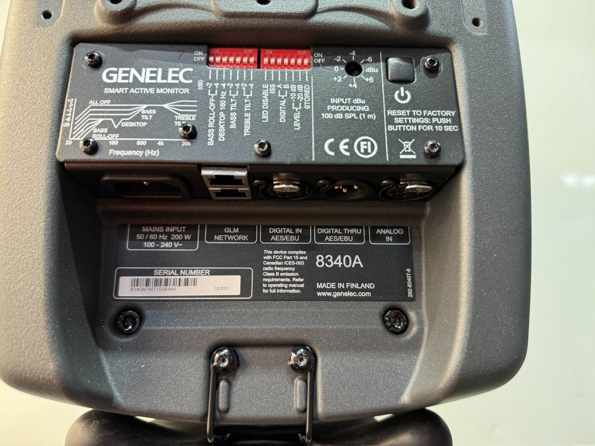 Genelec 8340A Active Studio Monitors (Pair) - Image 5 of 7