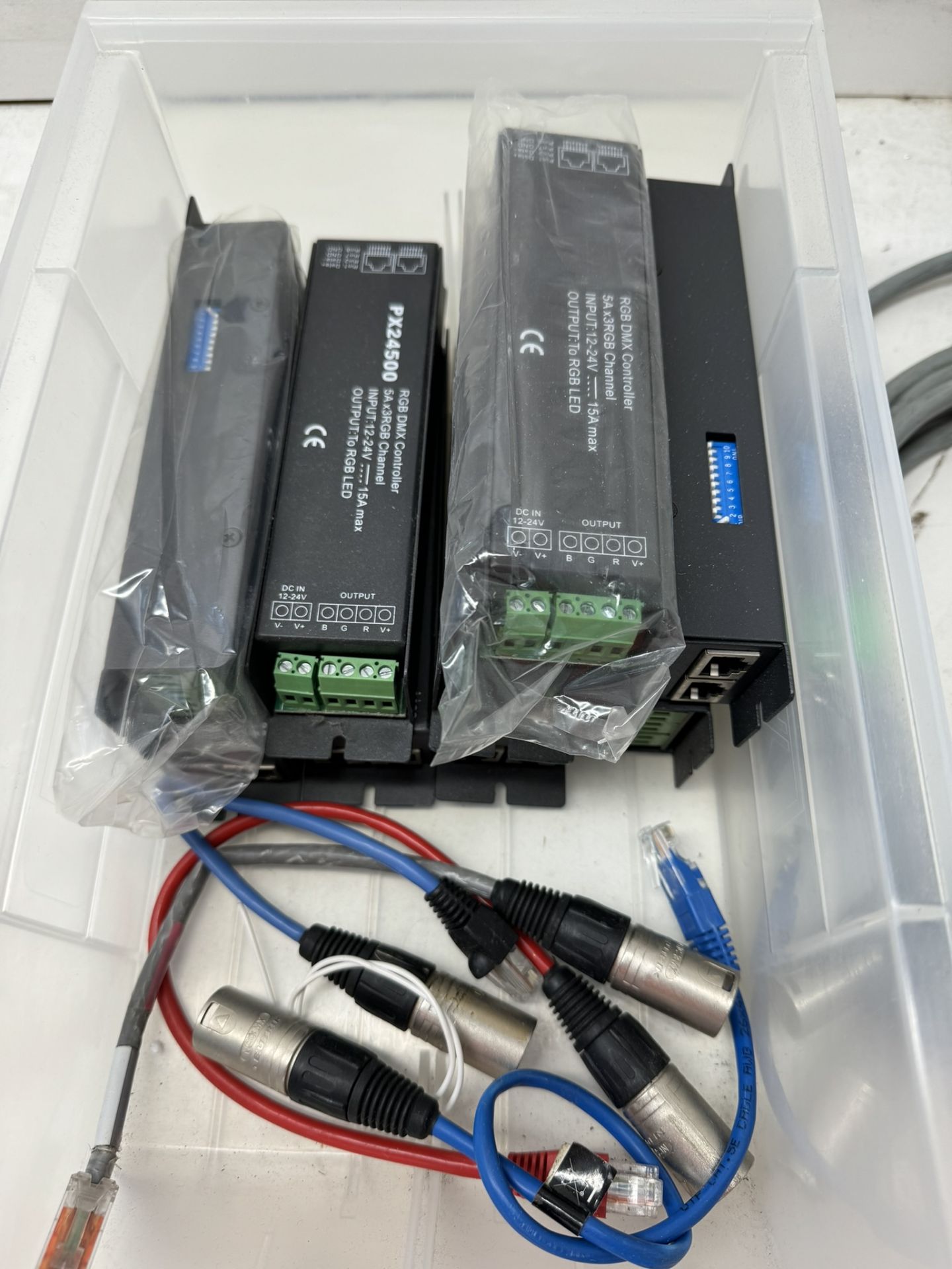 10 x PX24500 RGB DMX Controllers - Image 4 of 4