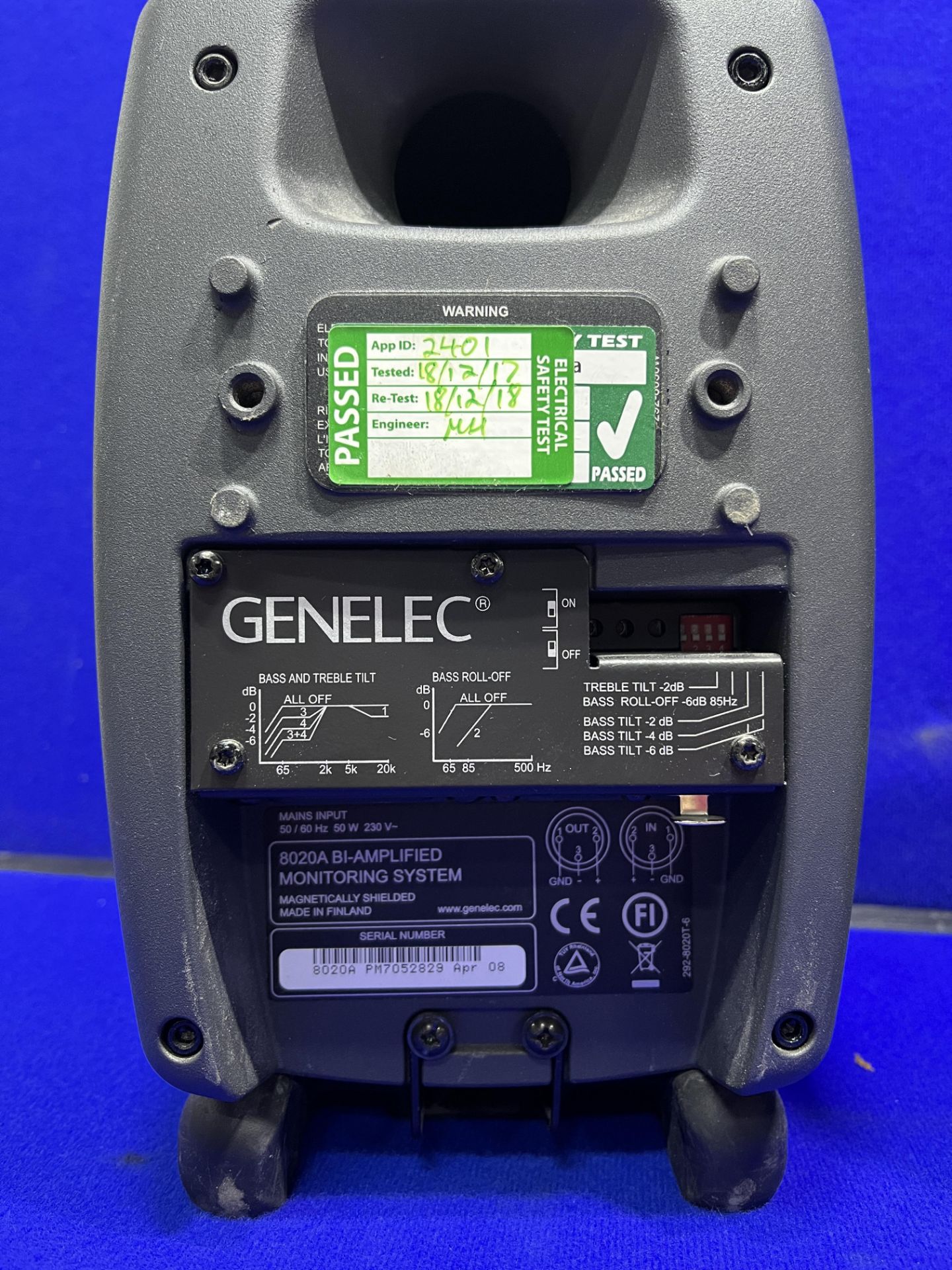 Genelec 8020A 4" Powered Nearfield Studio Monitor (Pair) - Bild 5 aus 6
