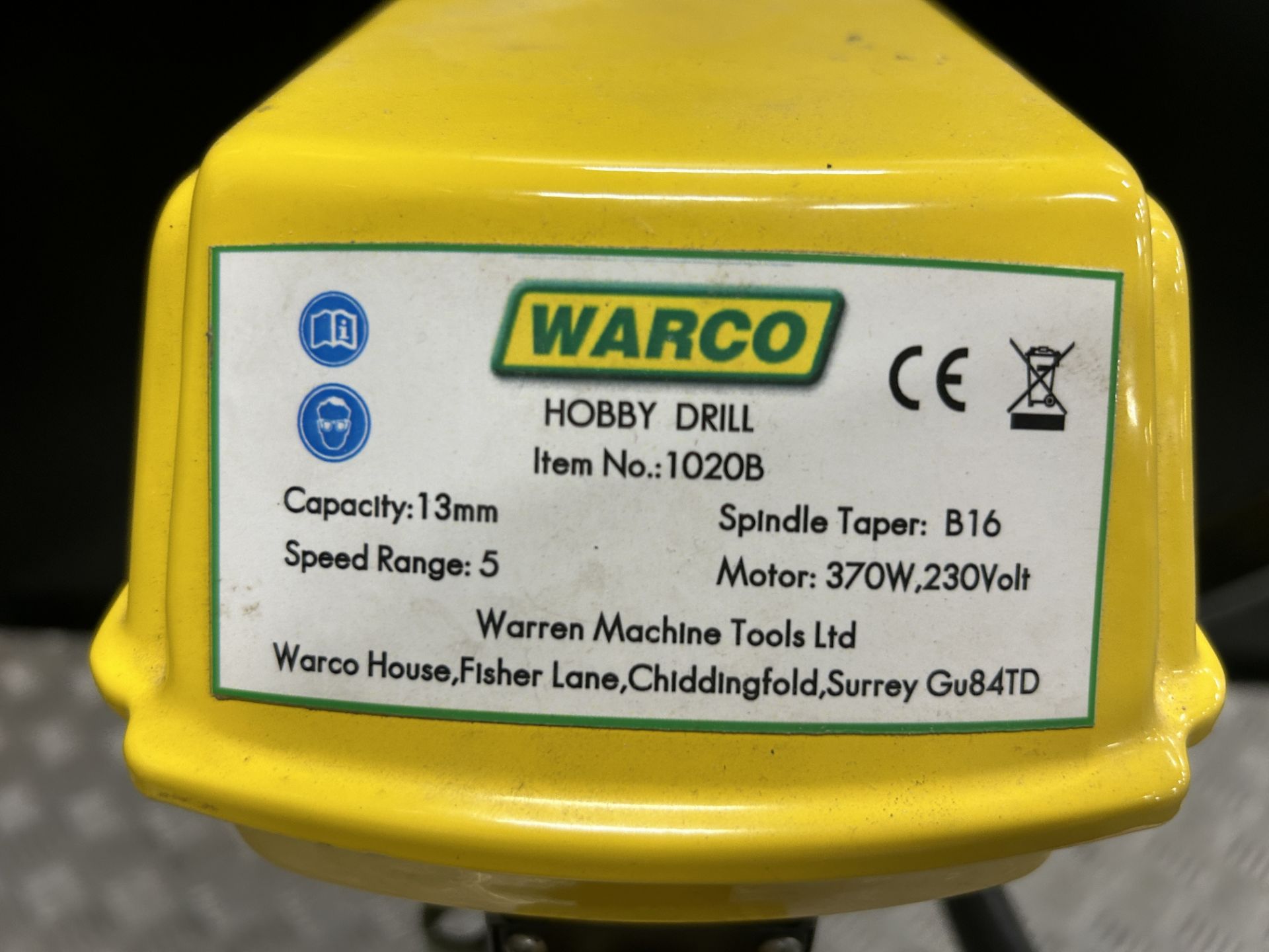 Warco 1020B hobby drill - Image 4 of 4