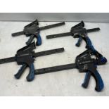 4x Silverline Clamps and Various Tools