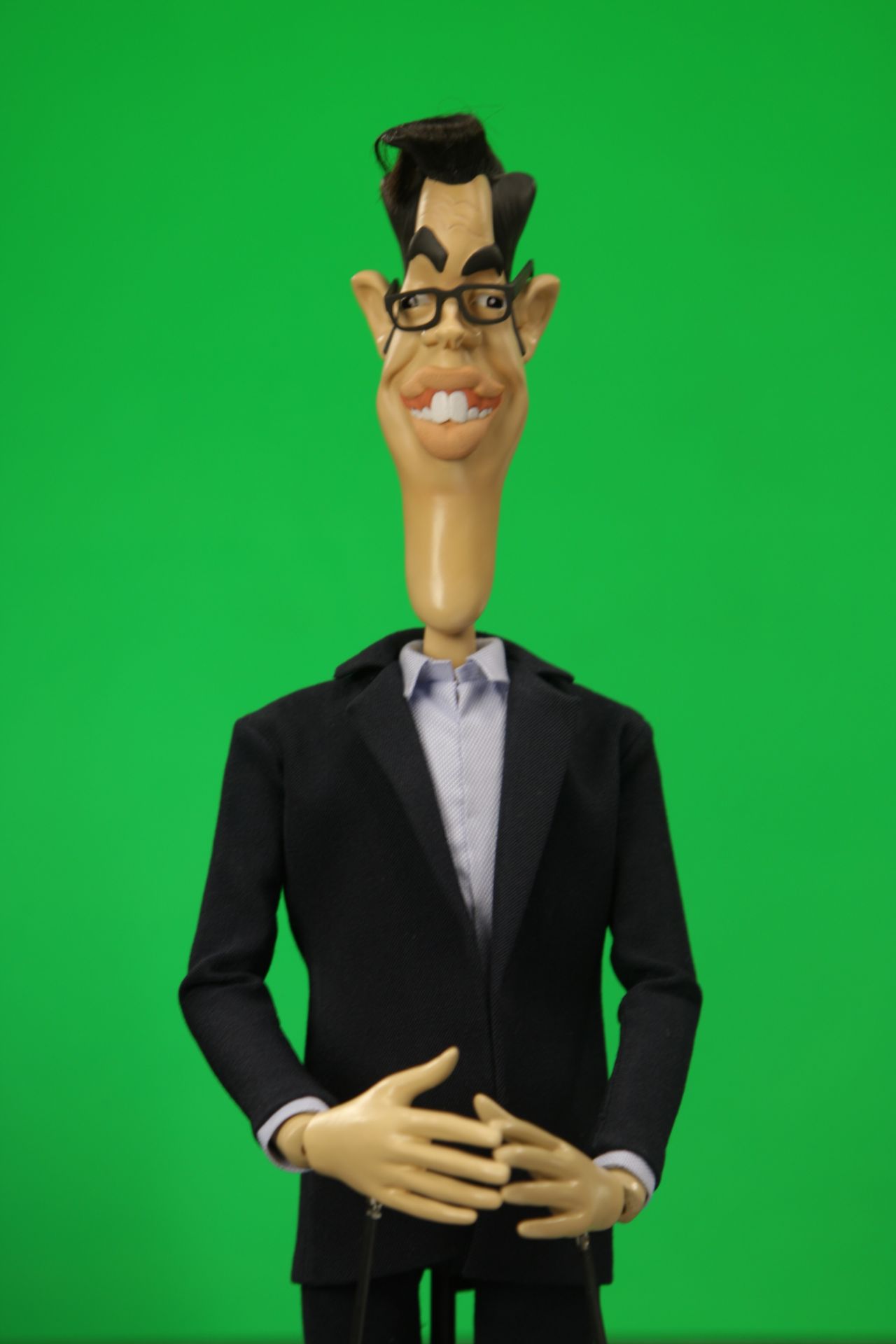 Newzoid puppet - Richard Osman
