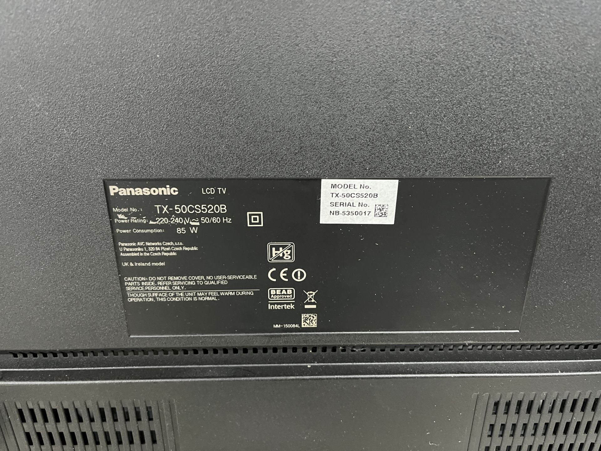 Panasonic 50" LCD TV - Image 4 of 6