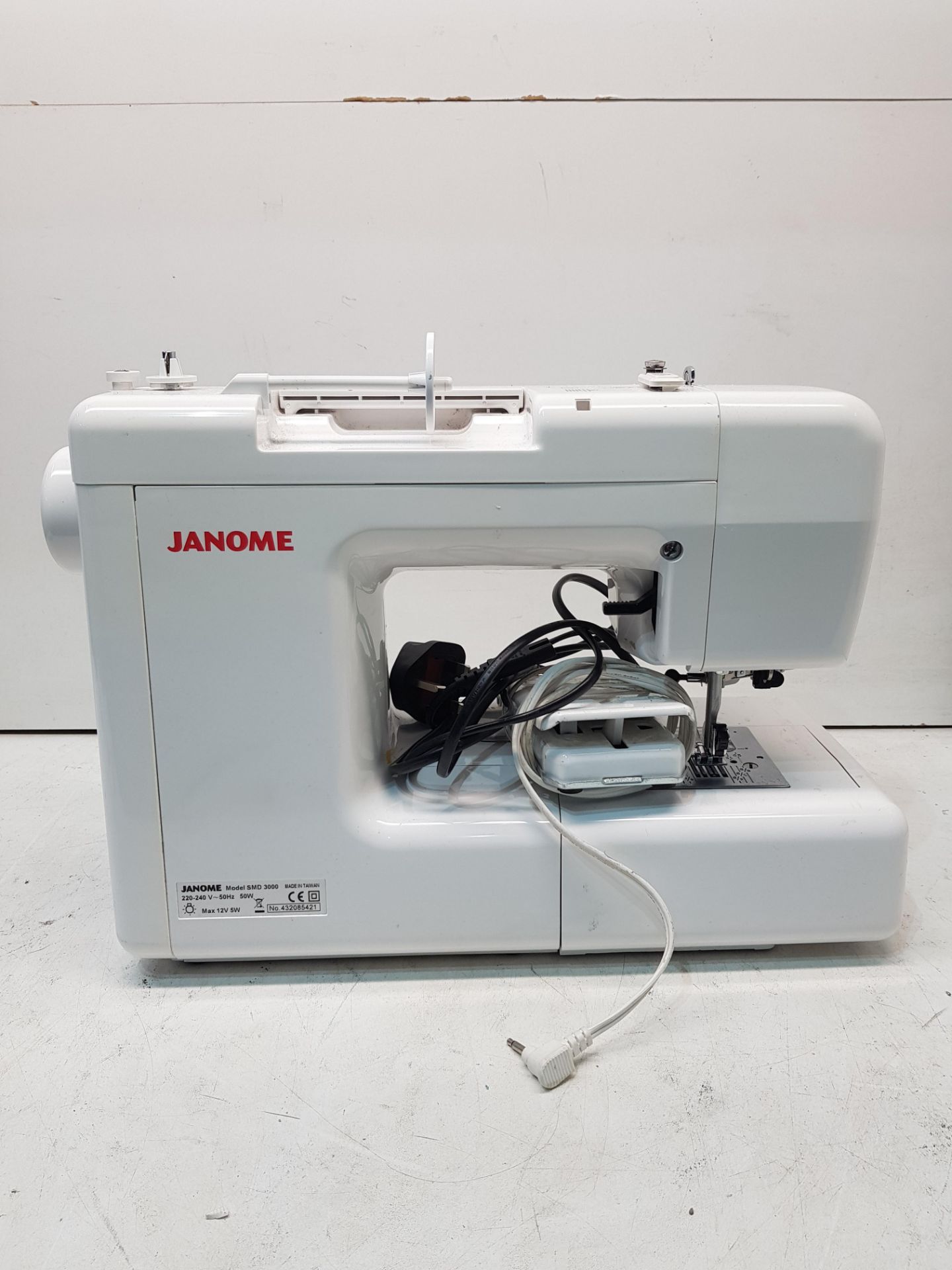 Janome SMD 3000 Sewing Machine S/N: 432085421 - Image 4 of 4