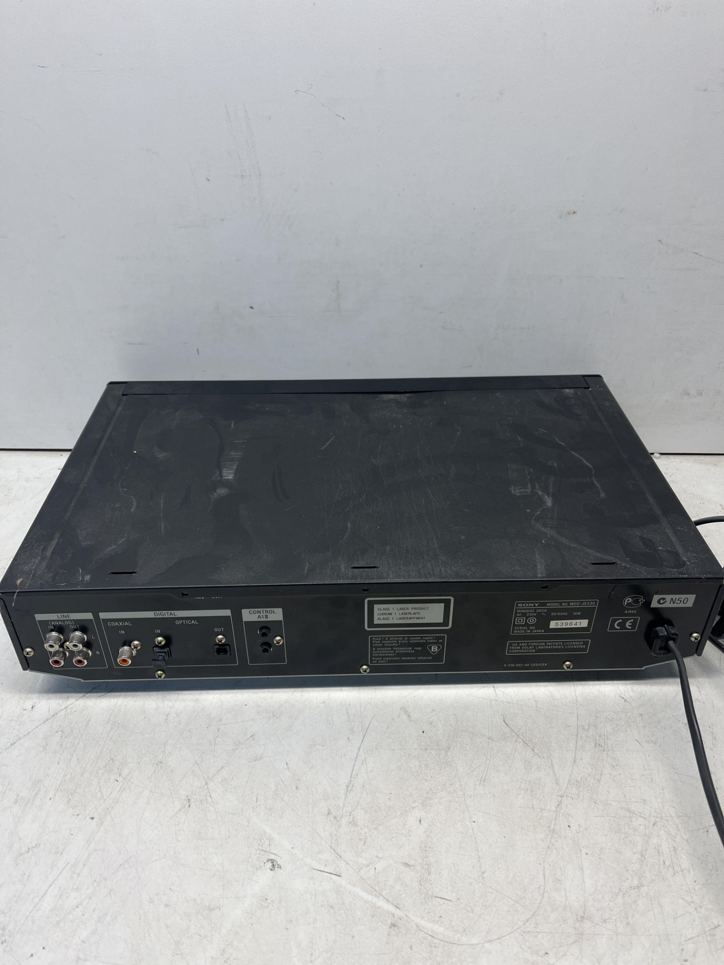 Sony Minidisc Deck Model: MDS-JE530 - Bild 5 aus 6