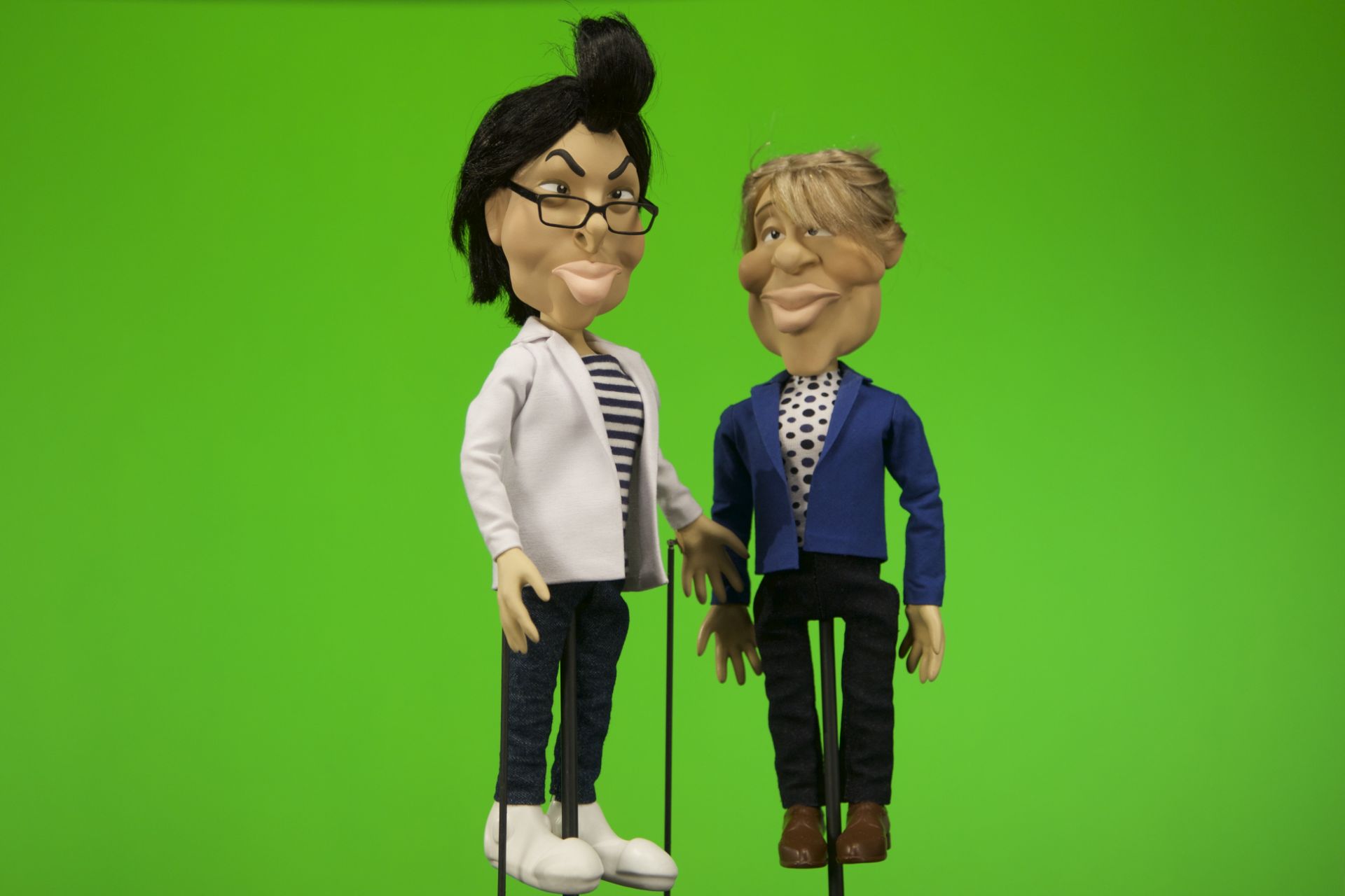 Newzoid puppet - Mel Giedroyc