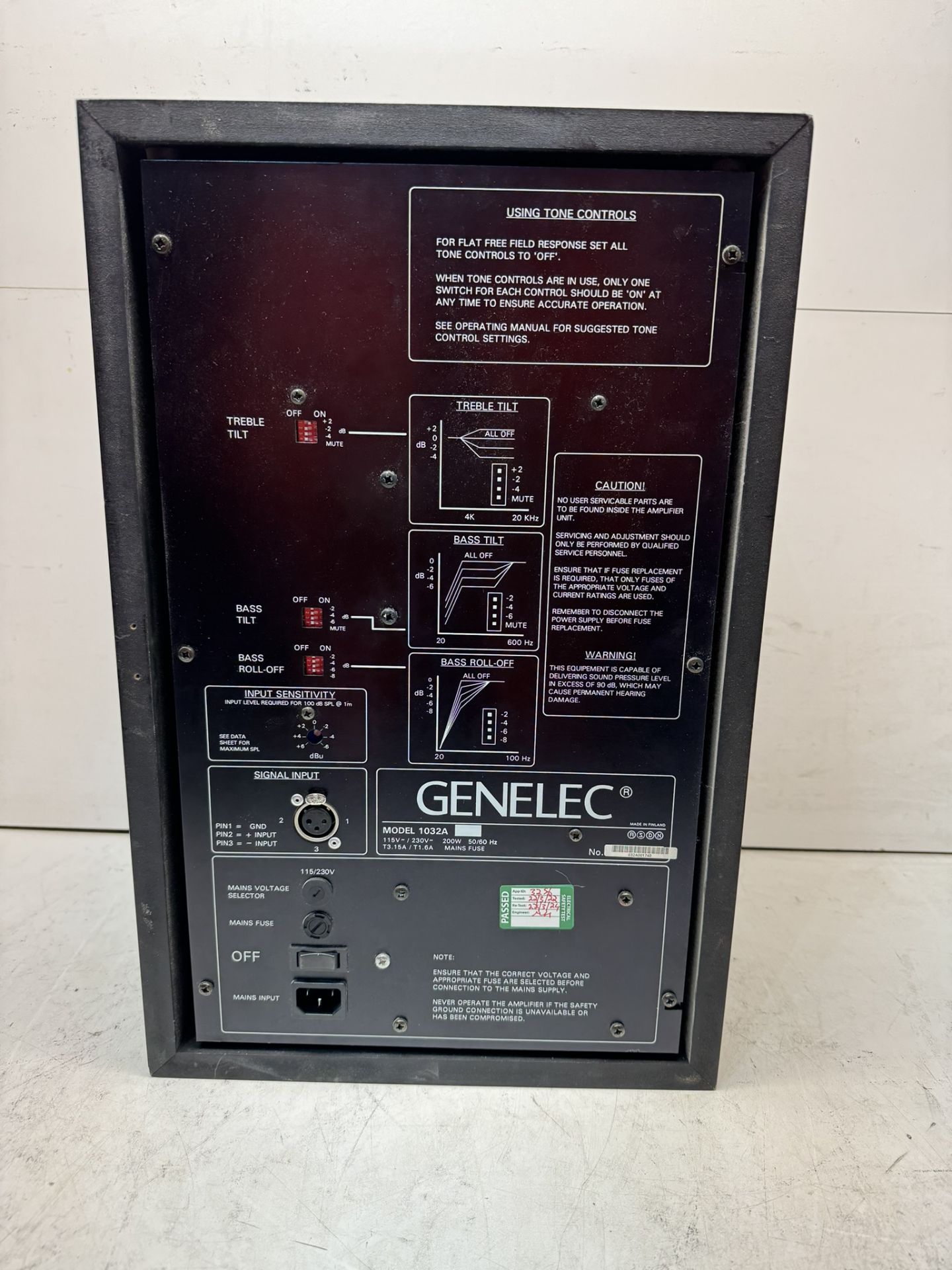 Genelec 1032A 10" Powered Nearfield Studio Monitor - Image 3 of 4