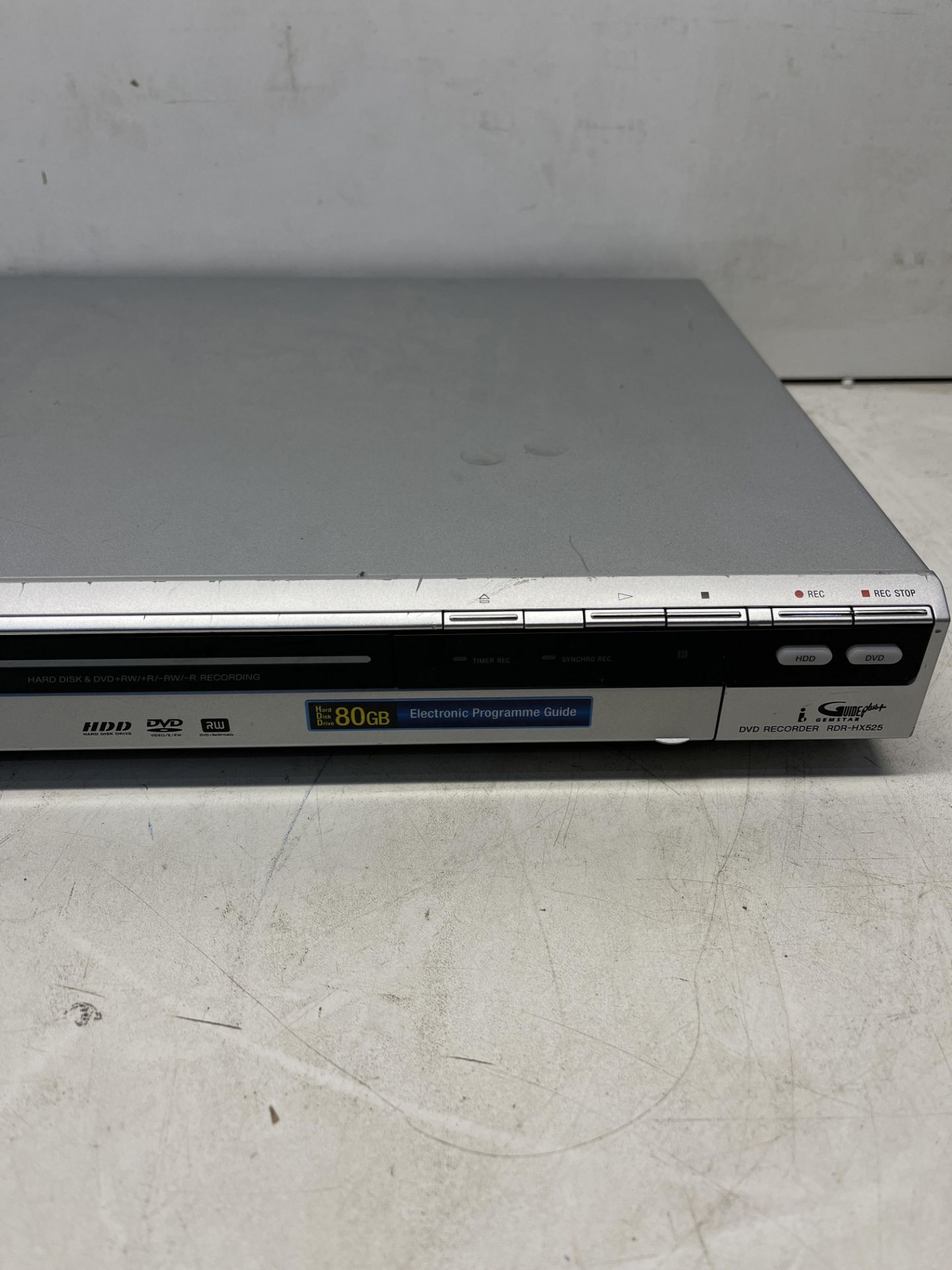 Sony DVD Recorder Model: RDR-HX525 - Bild 3 aus 5