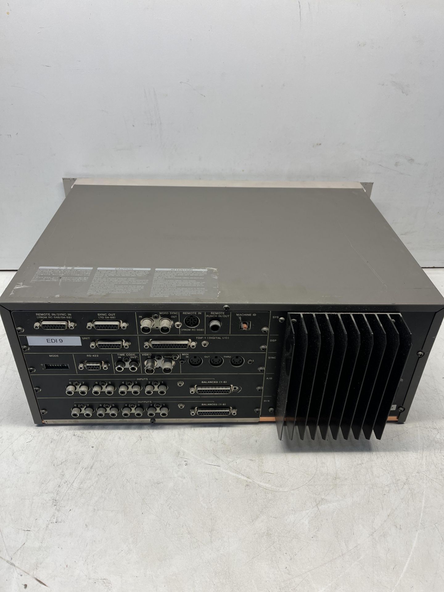 Tascam DA-88 Modular Digital Multitrack Recorder - Image 6 of 8