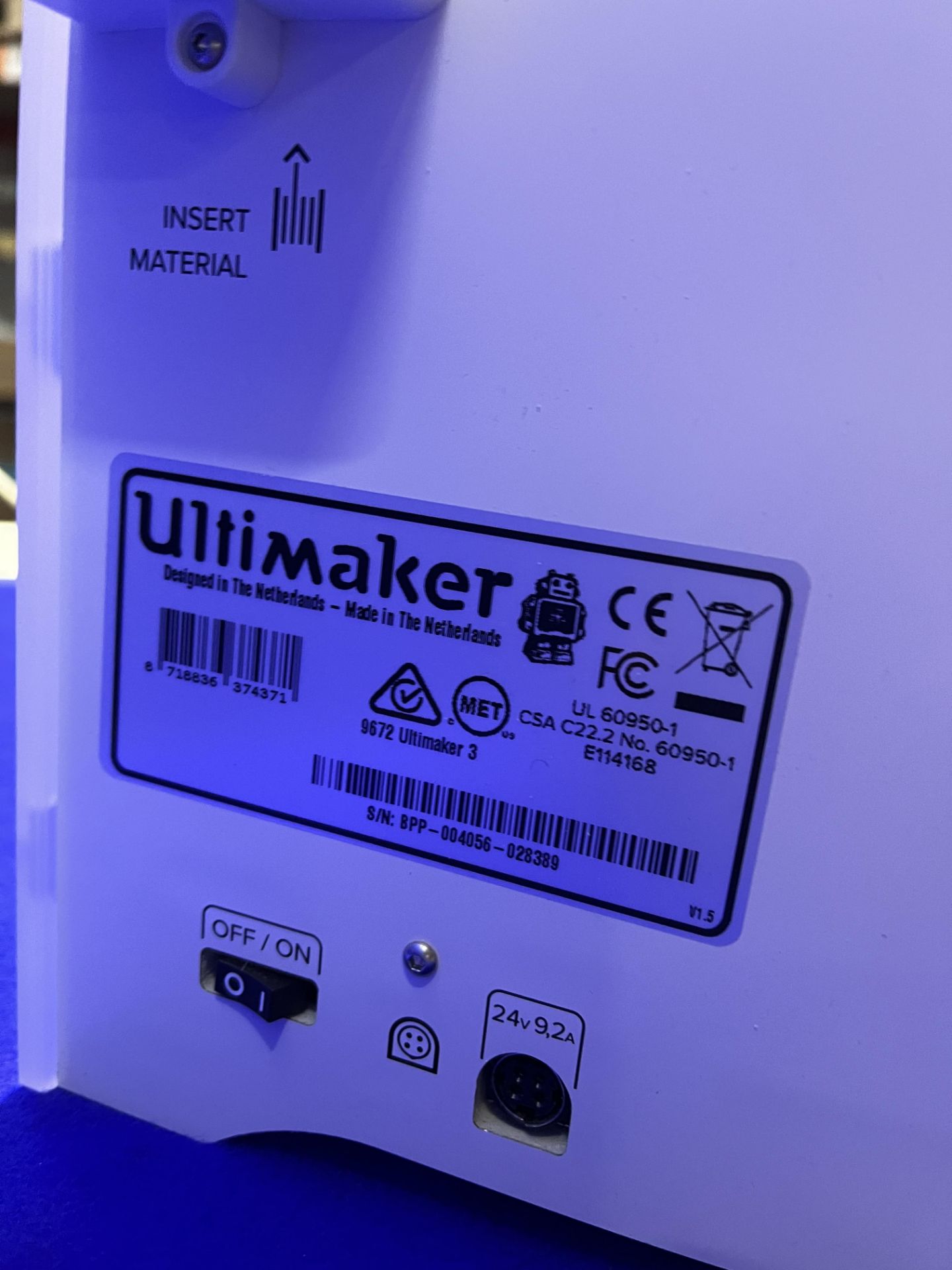 Ultimaker Model 3 3D printer - Image 4 of 5