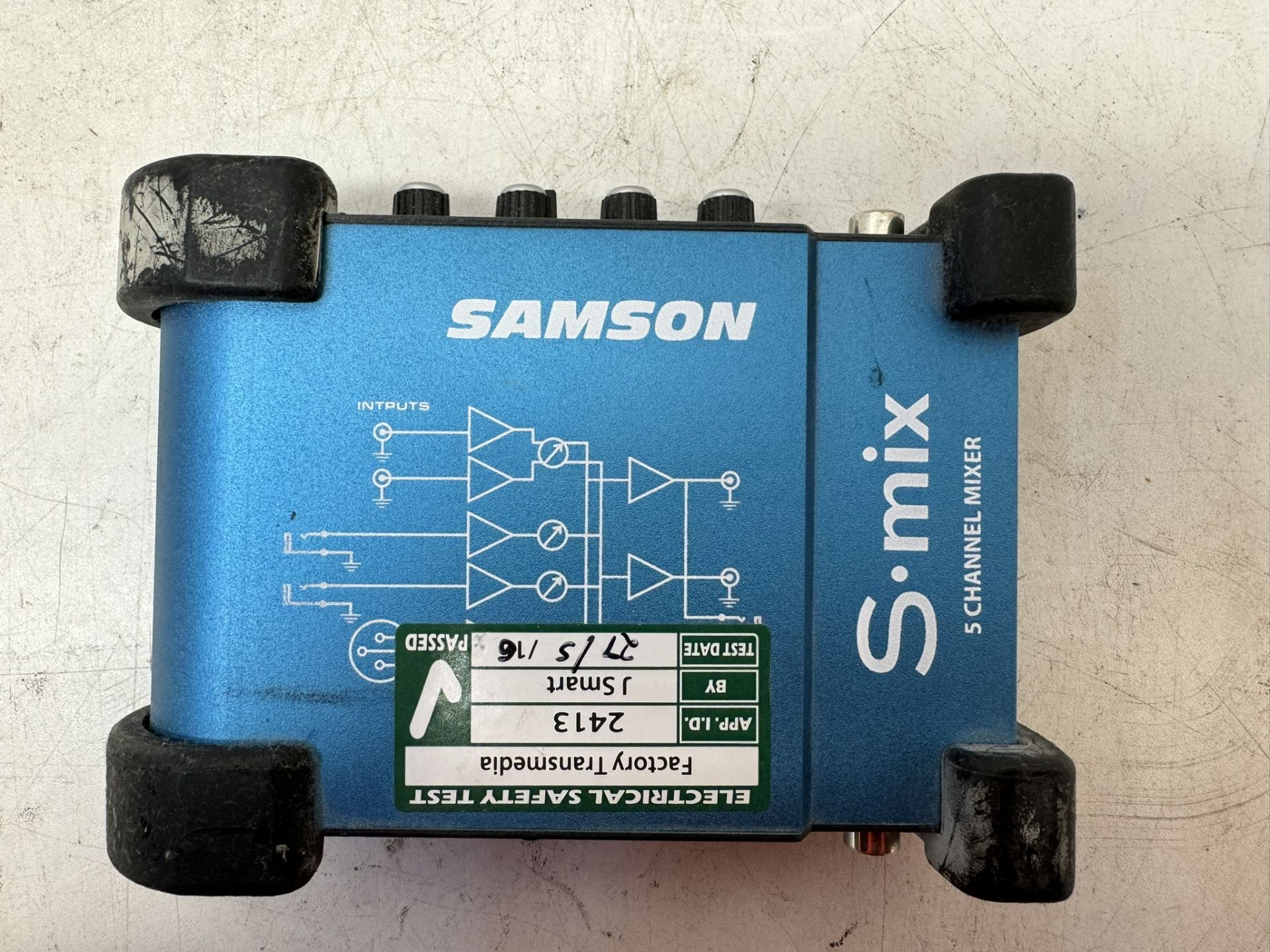 Samson S-mix 5-Channel Mini Mixer - Image 4 of 4