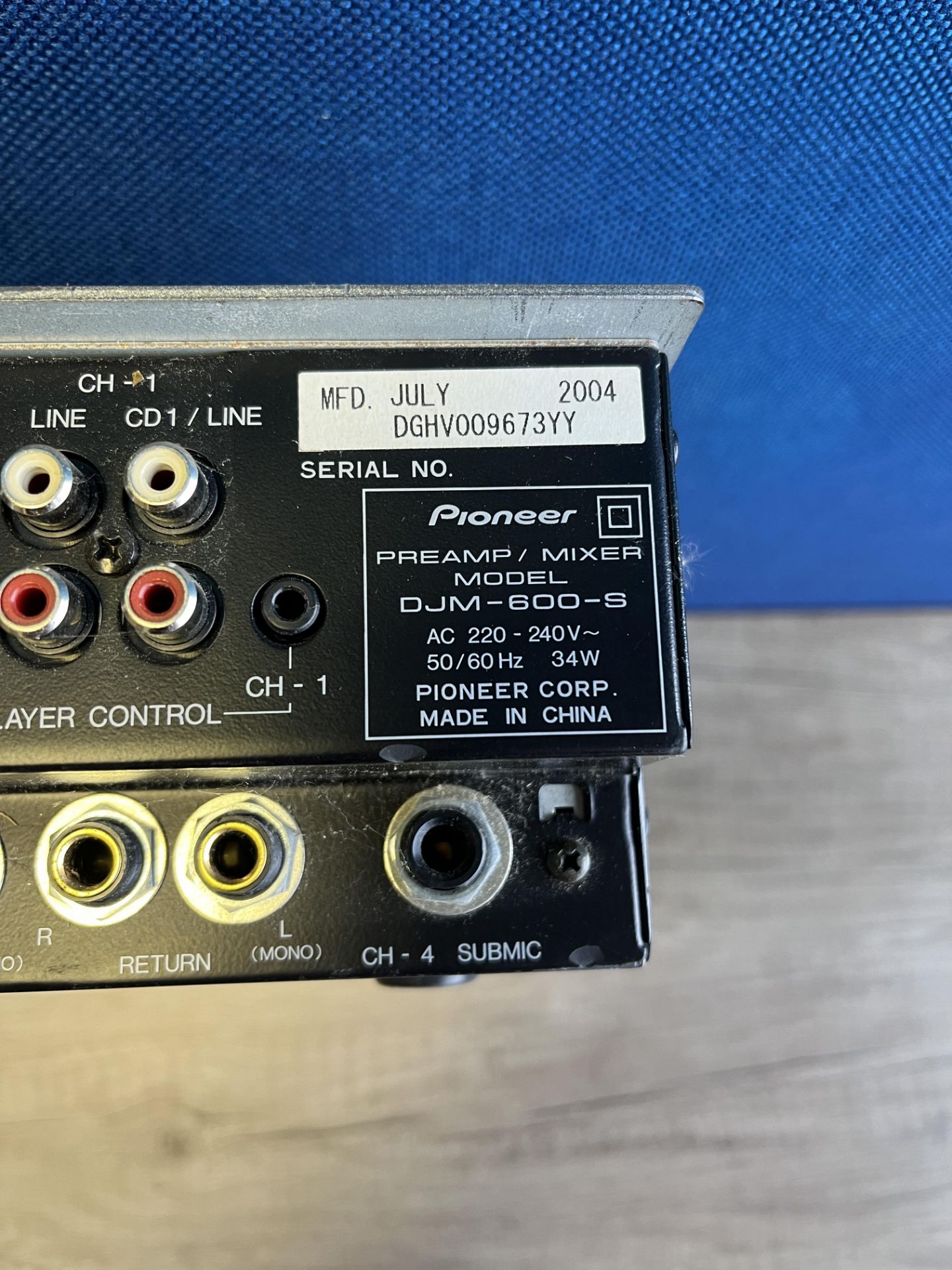 Pioneer DJM-600 Mixer - Silver - Bild 10 aus 10
