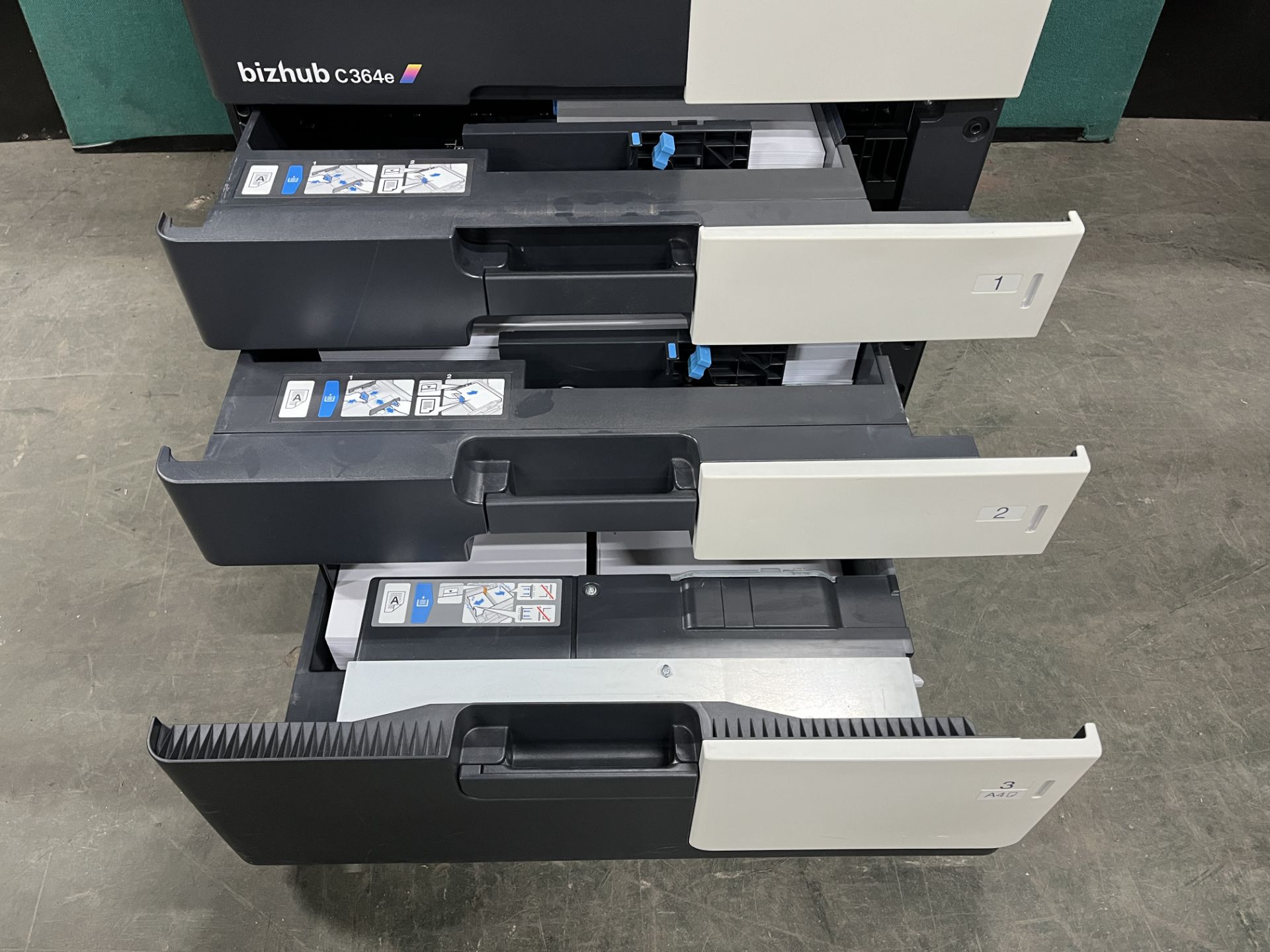 Konica Minolta Bizhub C364e A3 Multifunction Laser Printer - Image 4 of 7