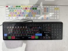 2 x Backlit Astra Keyboards As Seen In Photos