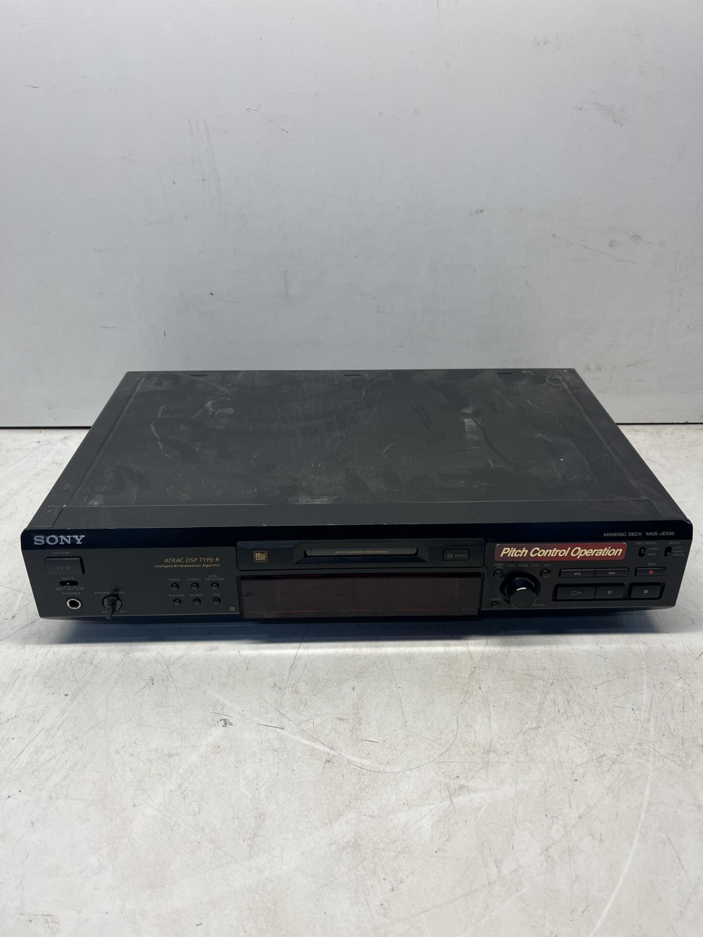 Sony Minidisc Deck Model: MDS-JE530