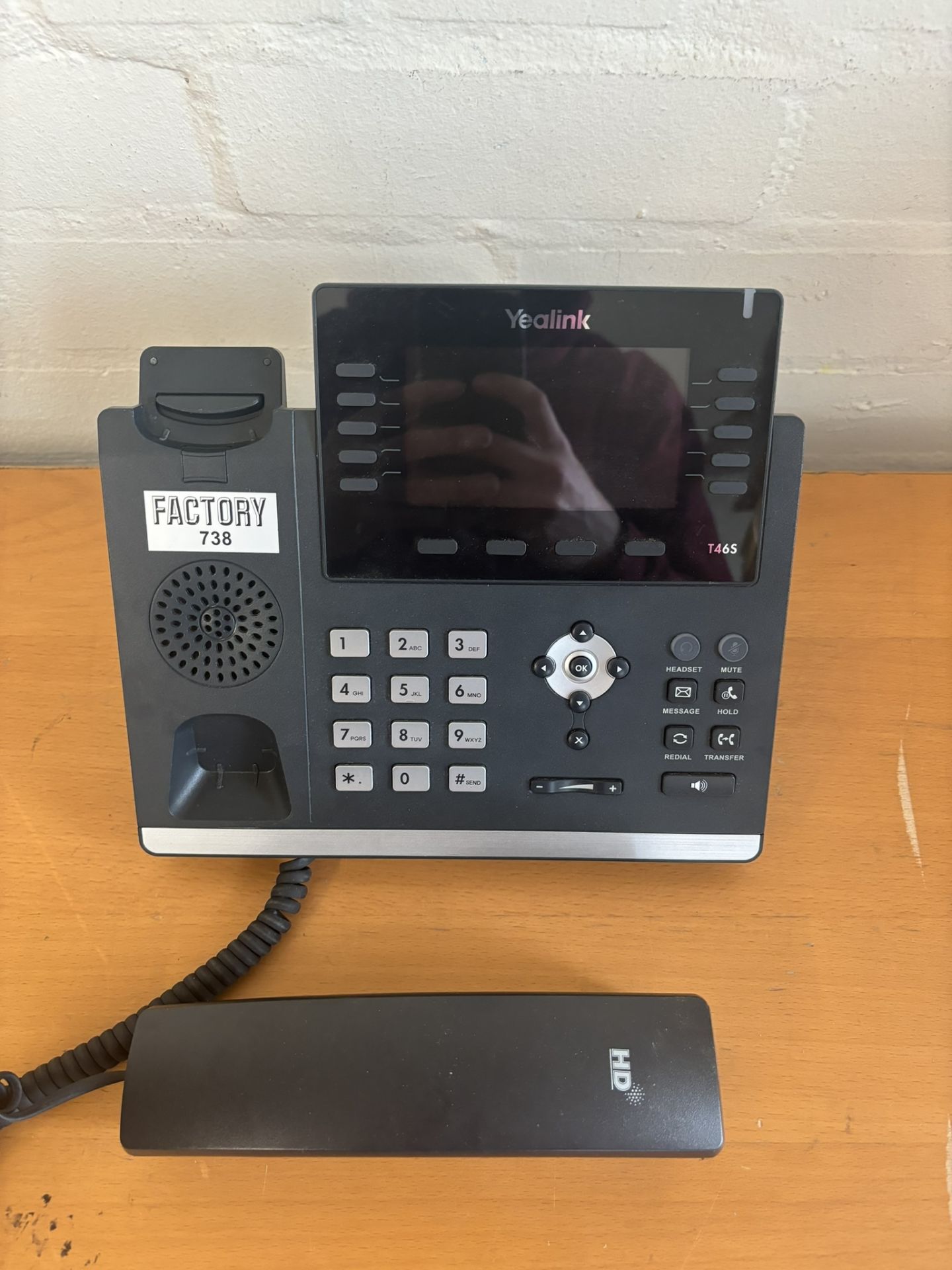 6 x Yealink SIP-T46S IP Desktop Telephones - Image 3 of 5