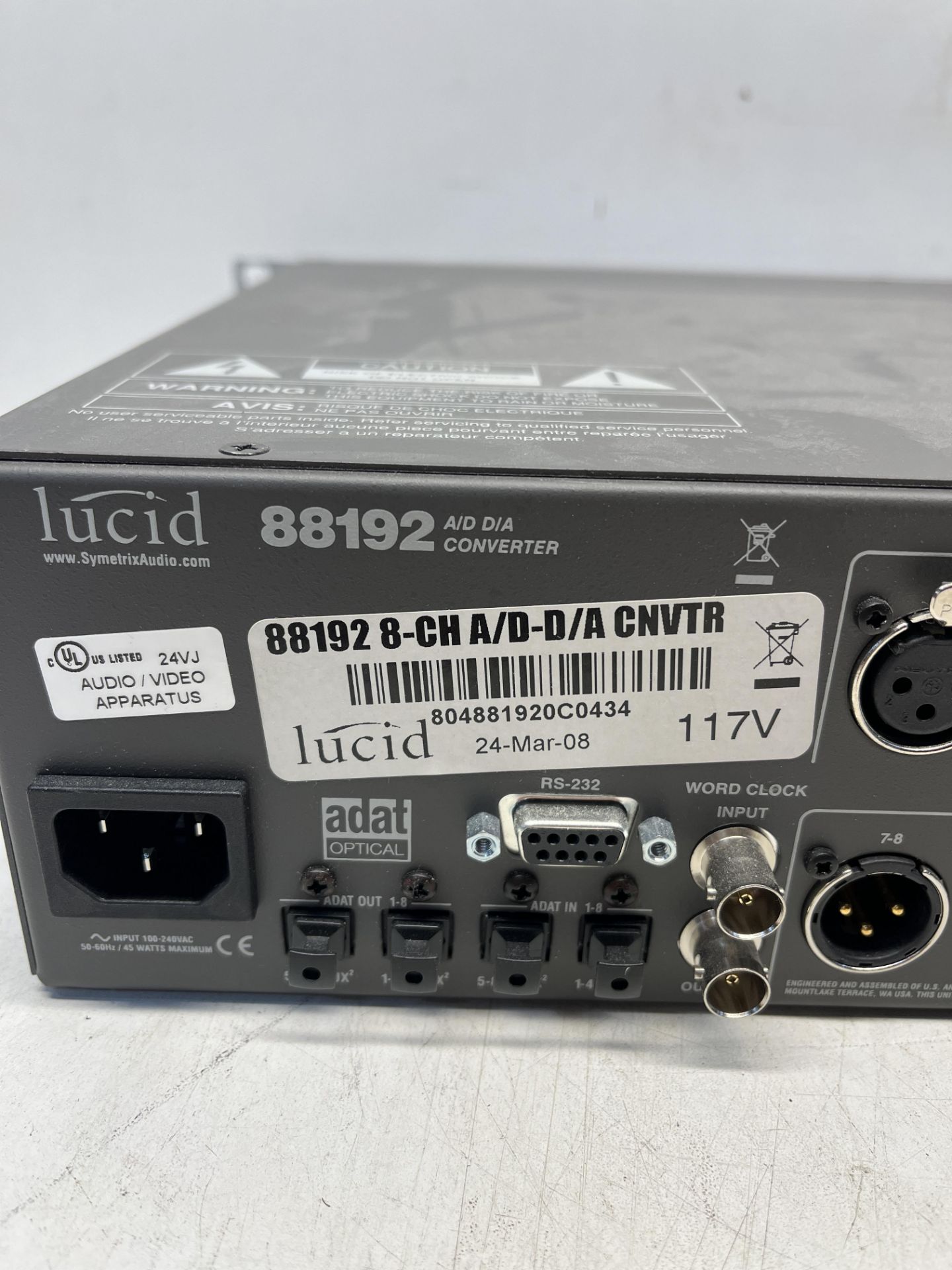 Lucid 88192 A/D D/A Converter - Image 6 of 6