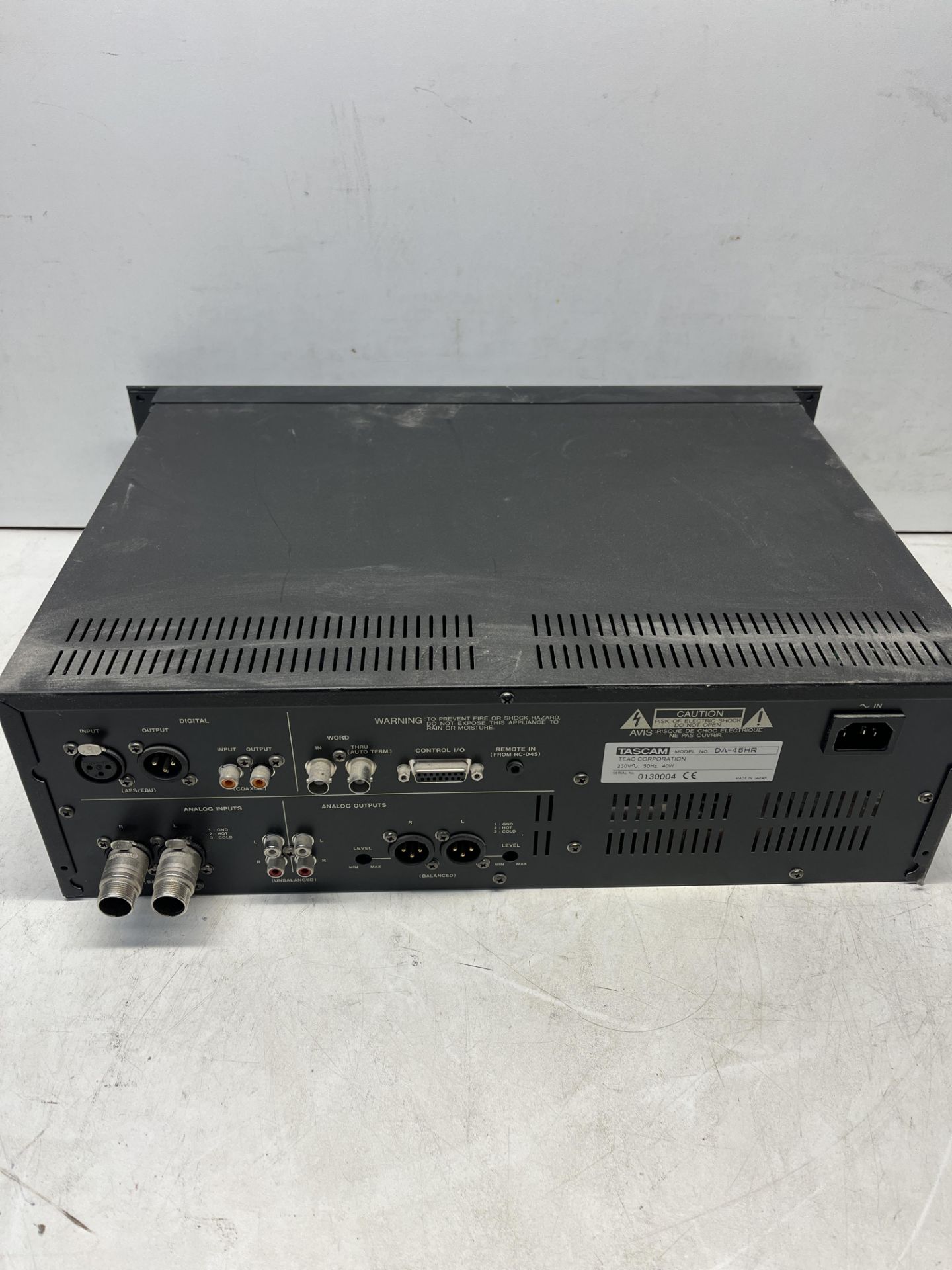 Tascam DA-45HR High End DAT Recorder - Image 4 of 6