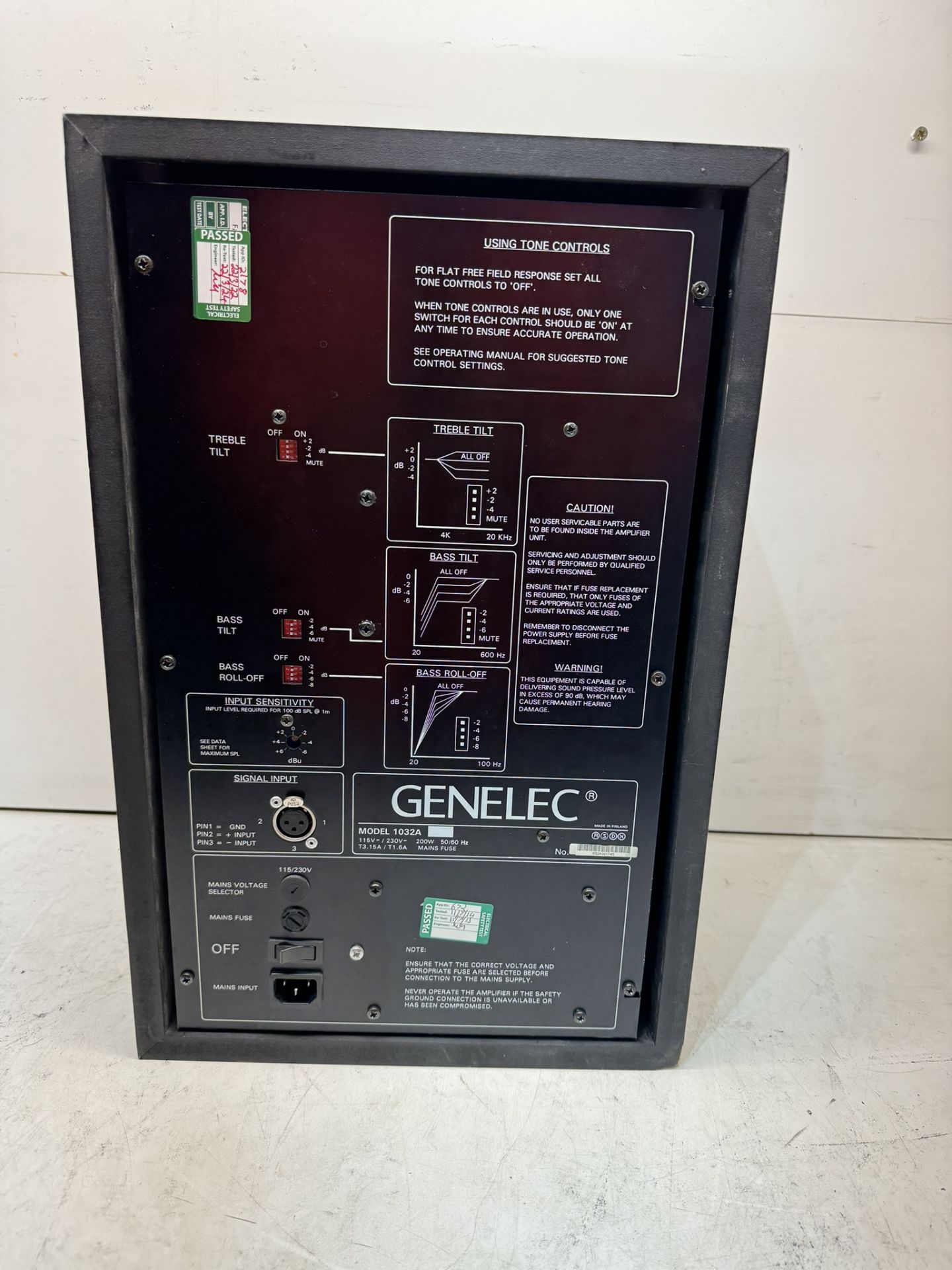 Genelec 1032A 10" Powered Nearfield Studio Monitor - Image 3 of 4