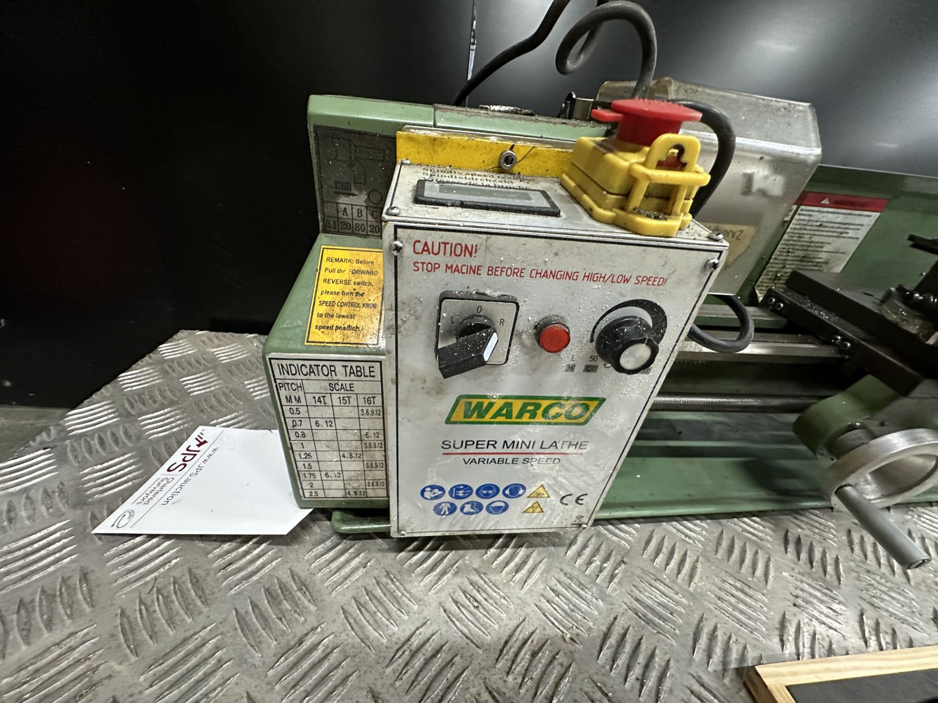 Warco Super Mini lathe - Image 2 of 7