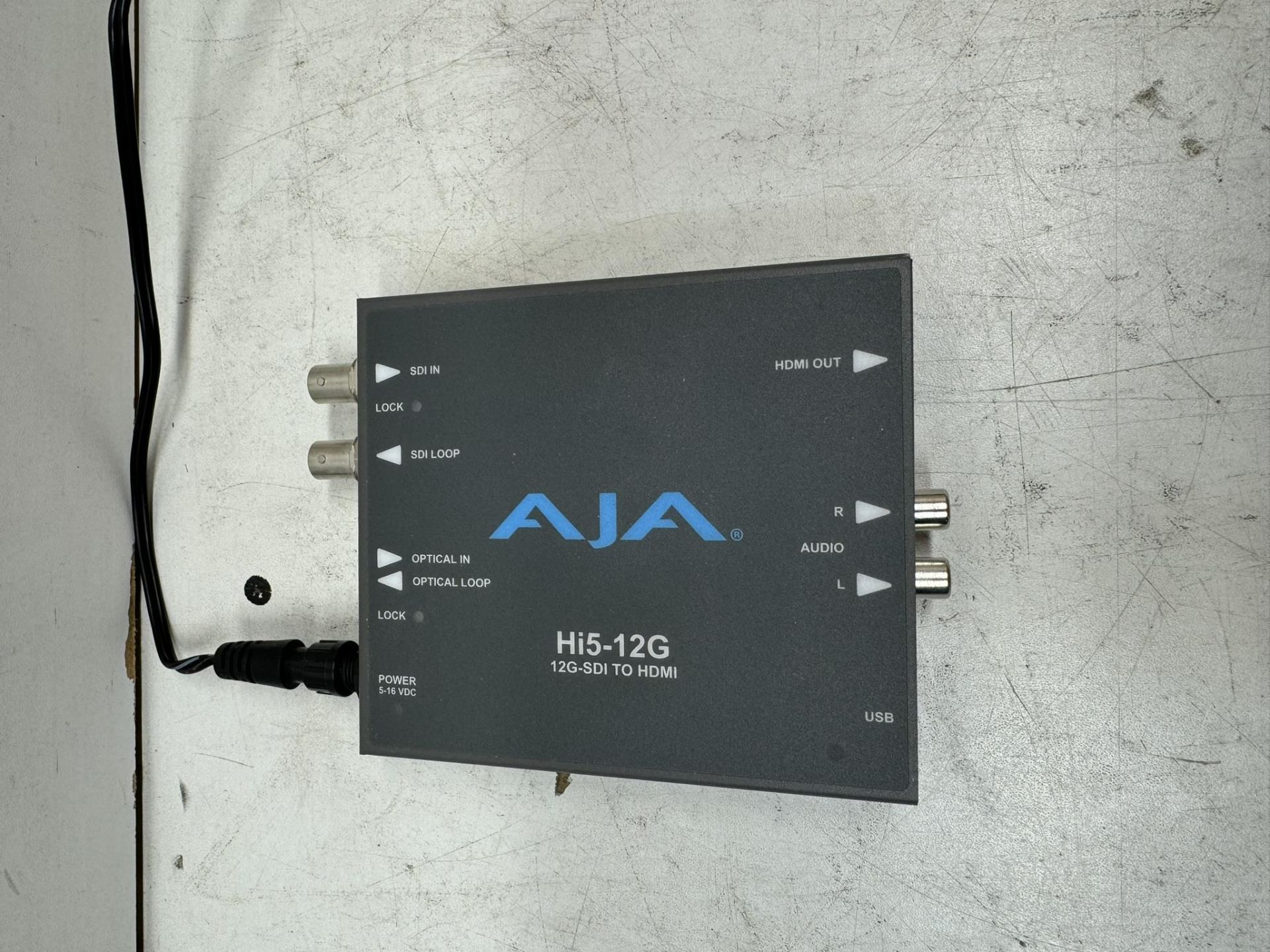 AJA Hi5-12G 12G-SDI to HDMI 2.0 Mini Converter