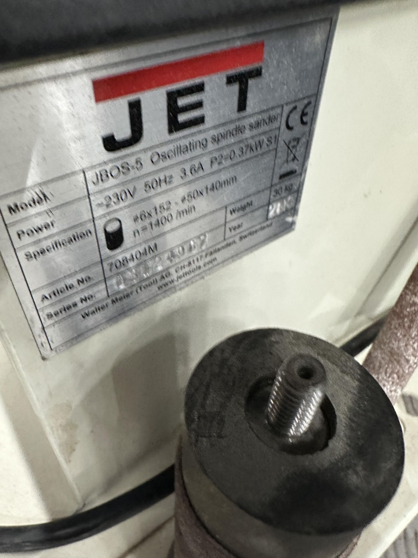 Jet JB0S 5 Oscillating spindle sander - Image 3 of 5