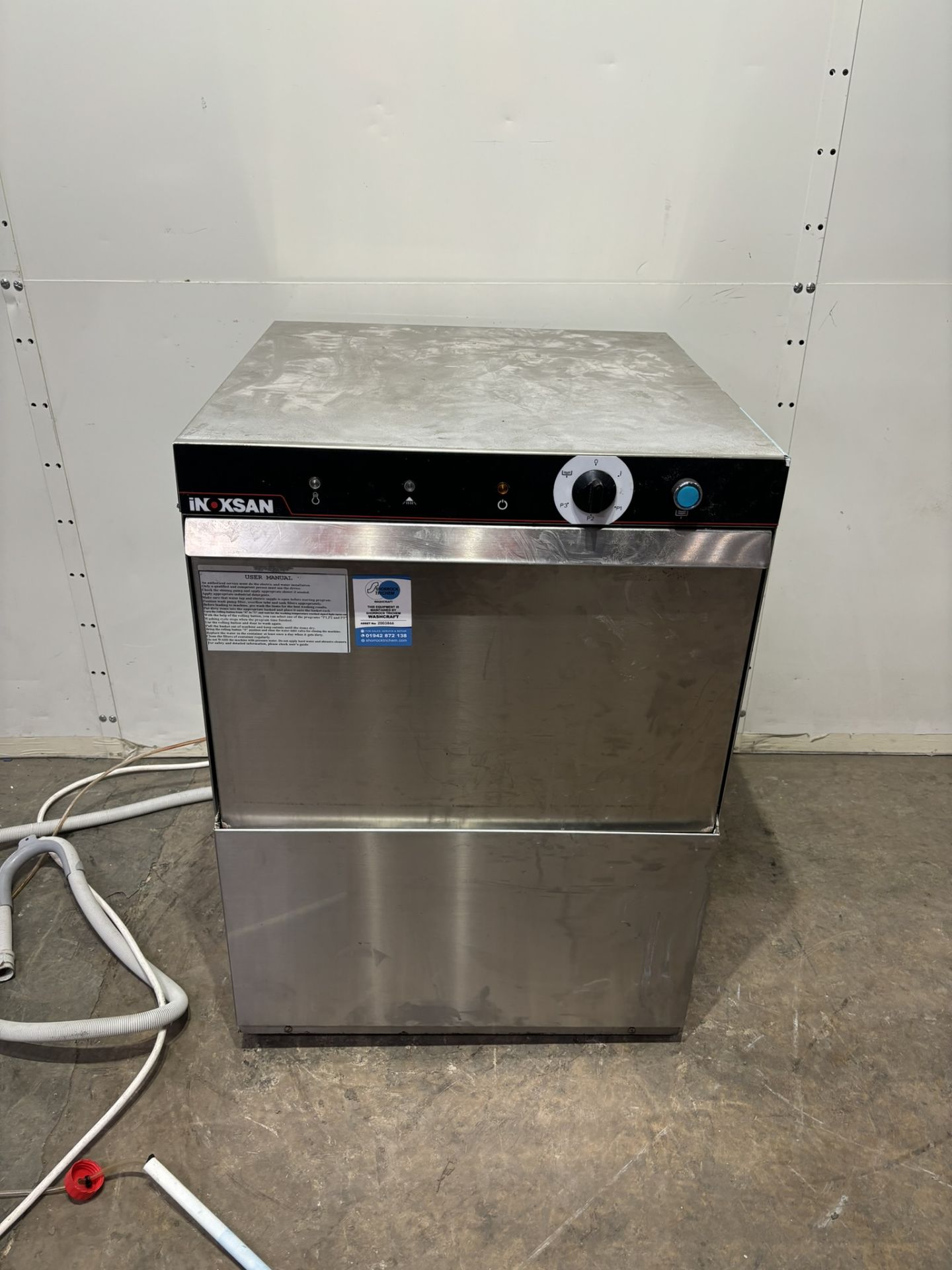 Inoksan BYM-052 Commercial Front Loading Dishwasher