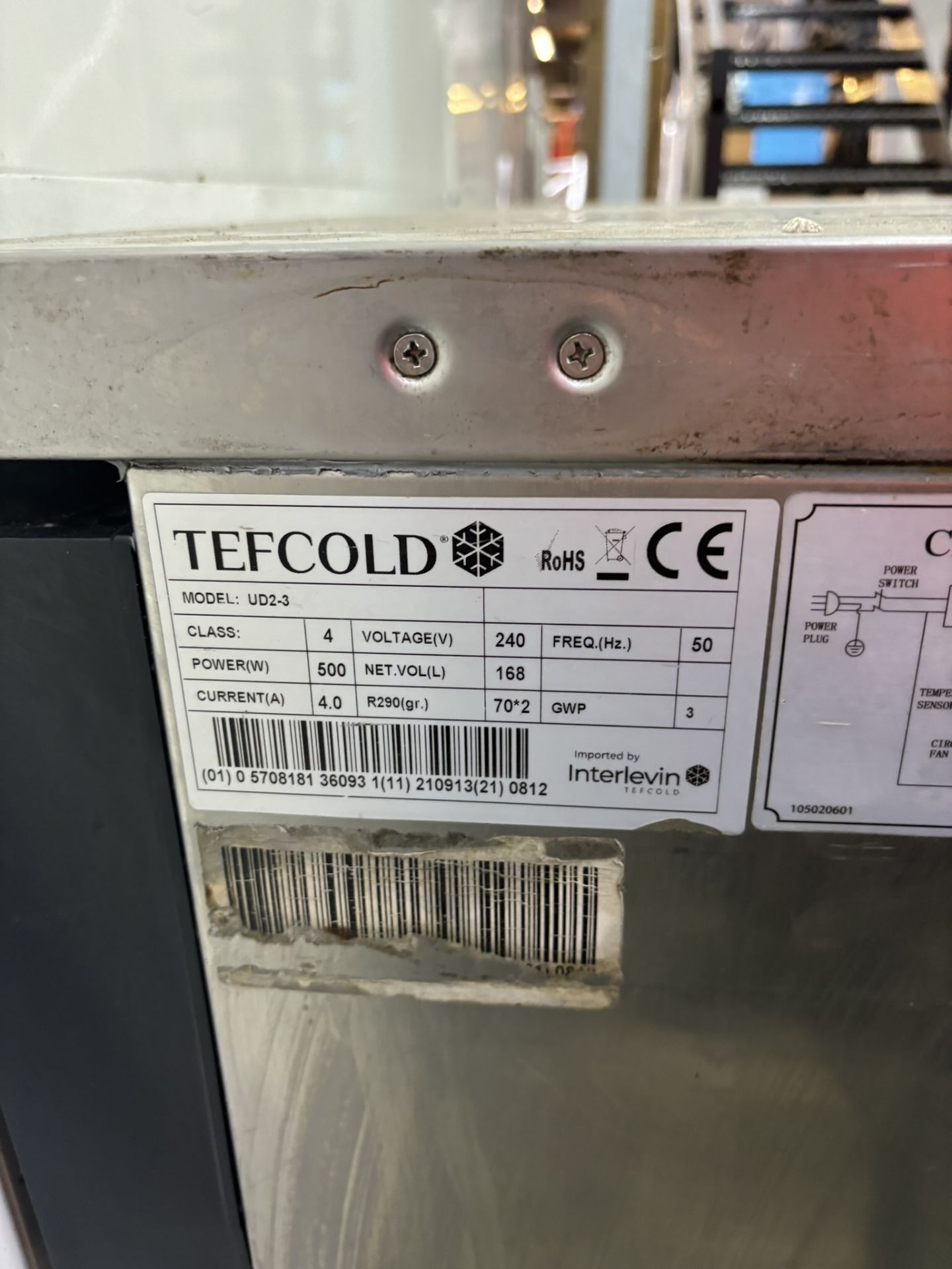 Tefcold UD2-3 Commercial Dual Temperature Gastronorm Counter - Image 8 of 8