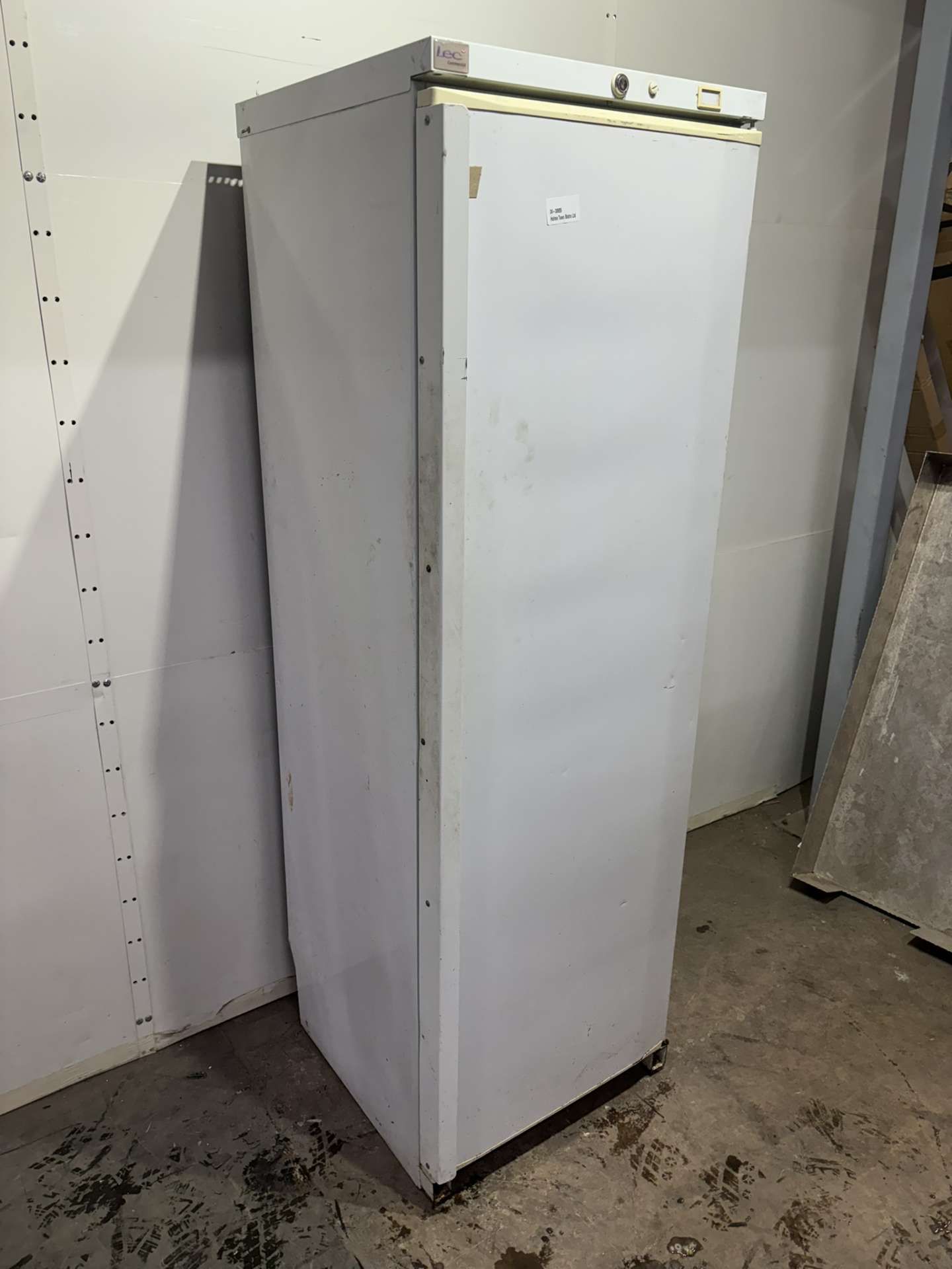 LEC COMMERCIAL PENTANE CL350 FRIDGE FREEZER - WHITE