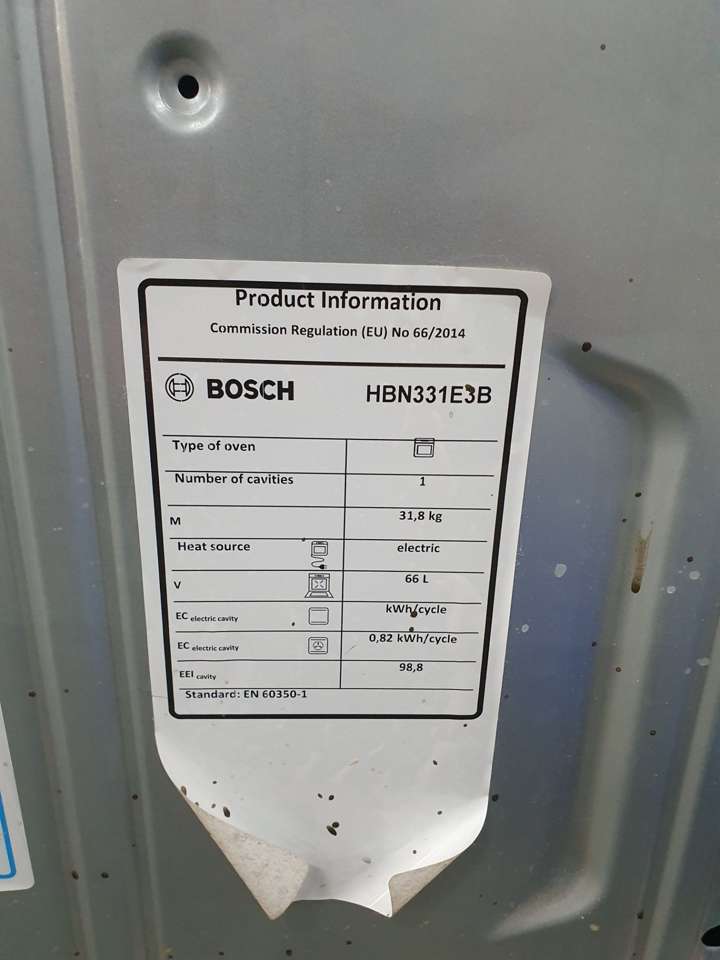 Bosch Oven HBN331E3B - Image 7 of 8