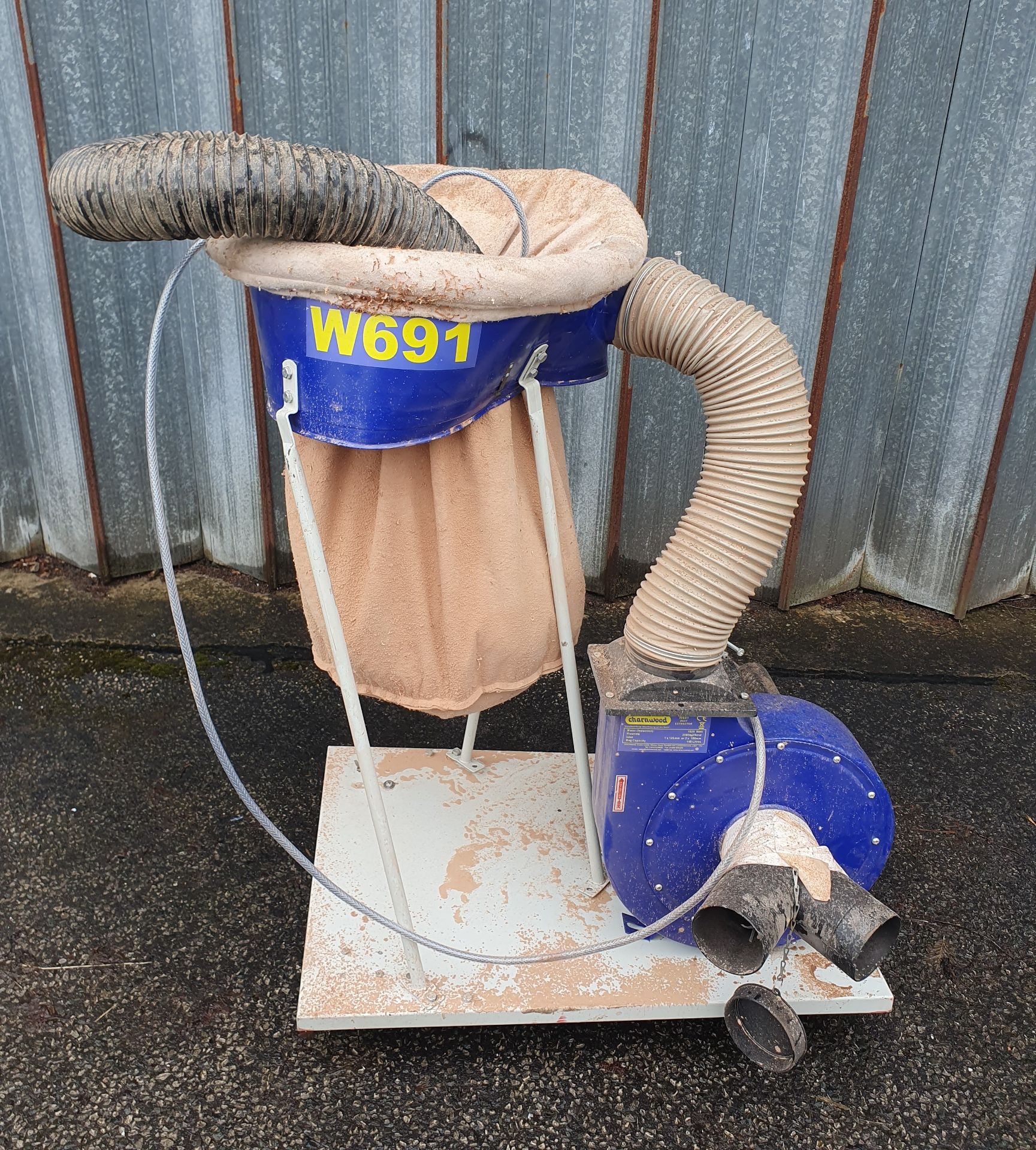 Charwood Single Bag Dust Extractor | W691