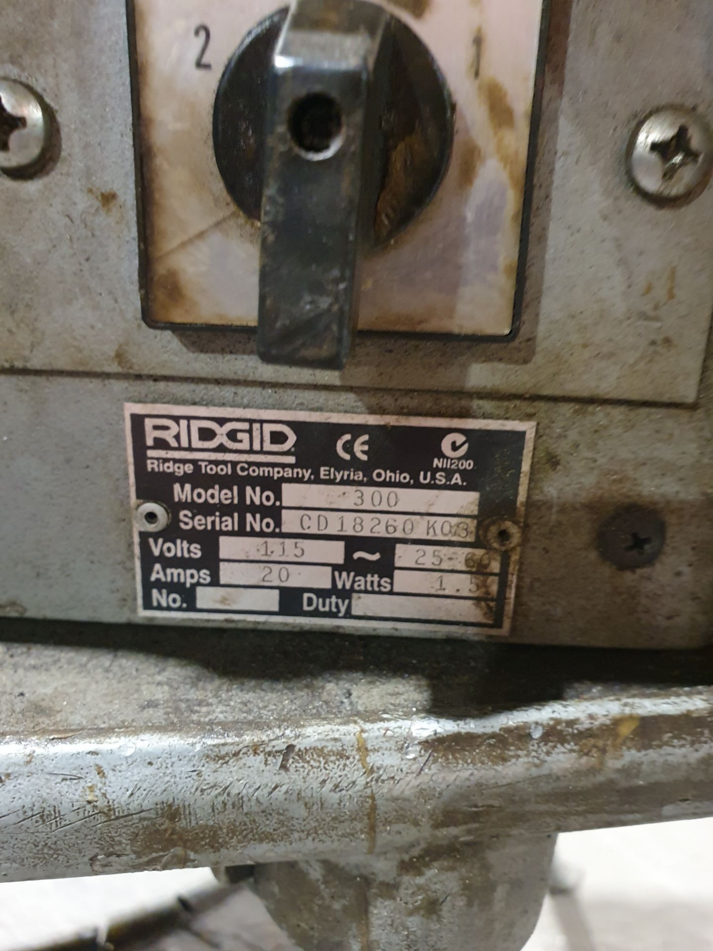 Rigid 300 Pipe Threading Machine | 115 Volts - Image 8 of 8