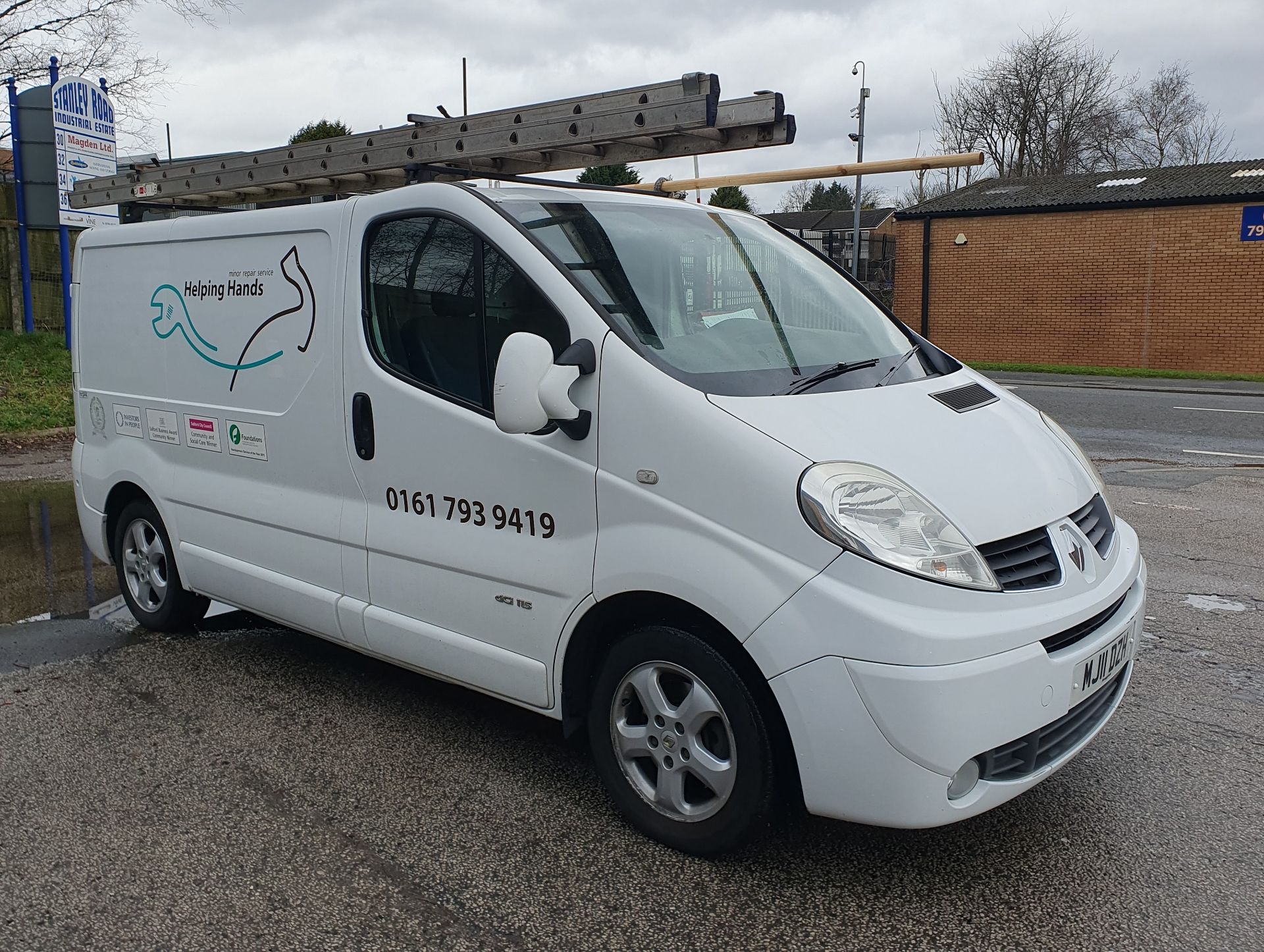 Renault Trafic SL27 Sport DCI 115 Panel Van | MJ11 DZH | White | Manual | 109,171 Miles - Image 3 of 18