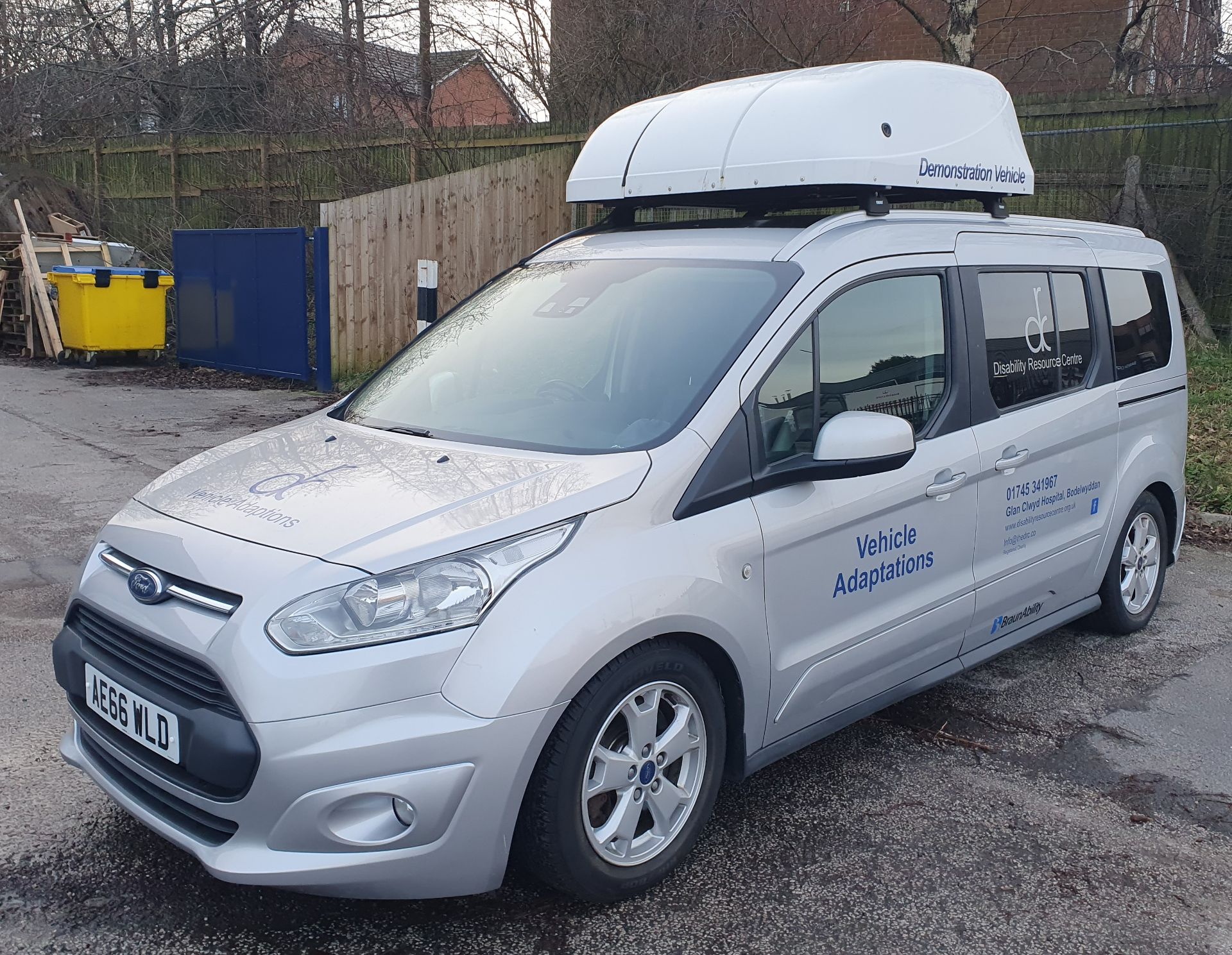 Ford Grand Tourneo Connect | AE66 WLD | Silver | Automatic | 121,125 Miles | Ricon Wheelchair Lift