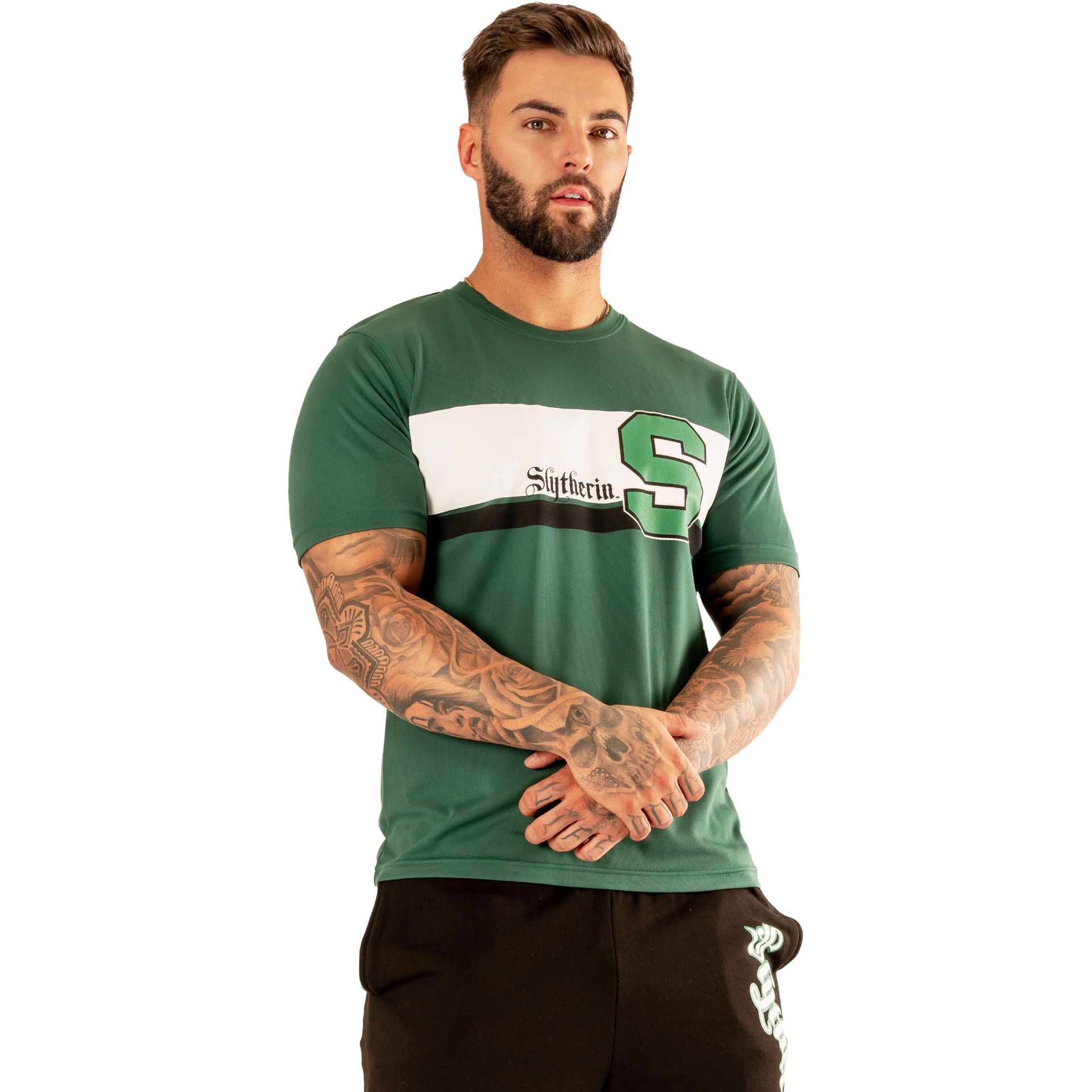 146 x Slytherin Track and Field Unisex Tee | XXL | Total RRP £2,482